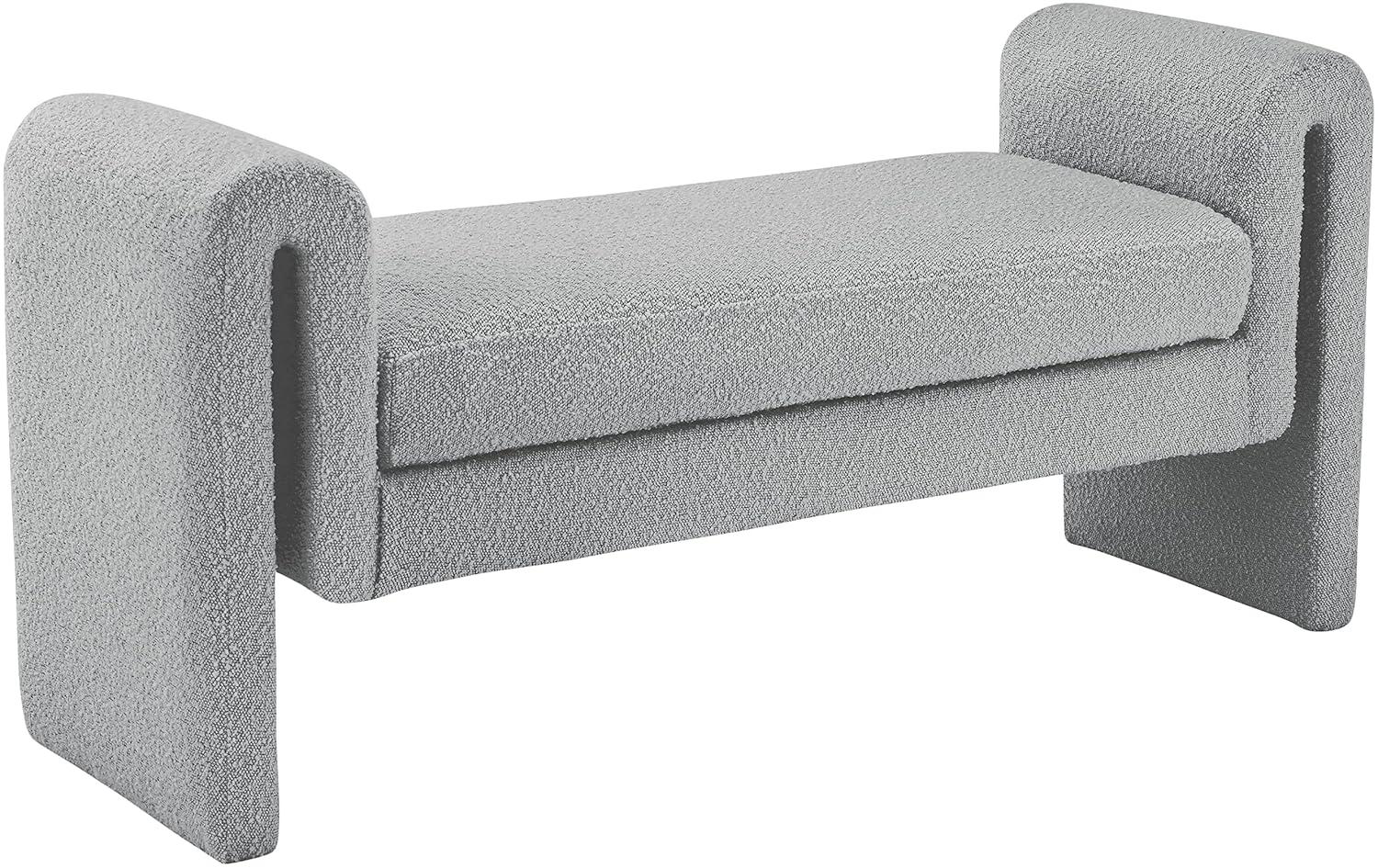 Hiroyasu Upholstered Boucle Bench