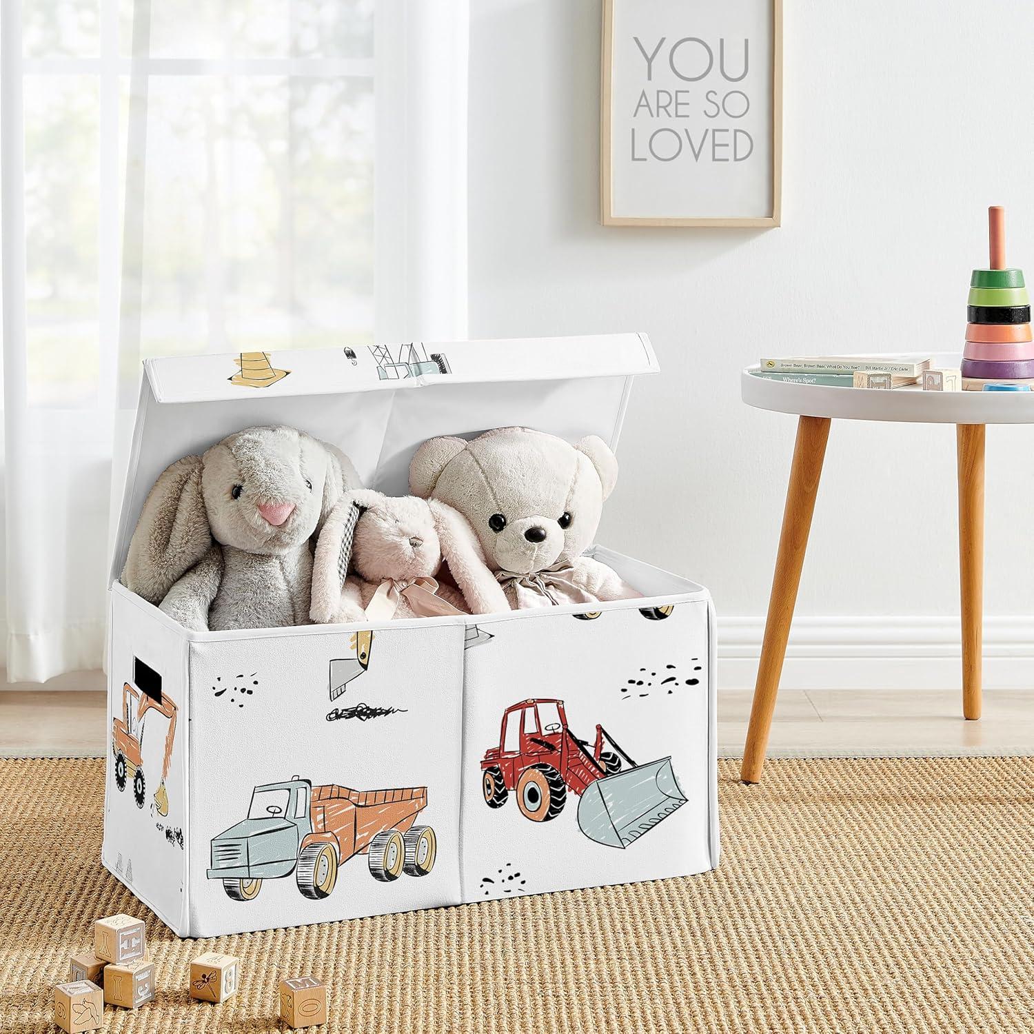 Construction Truck Toy Box