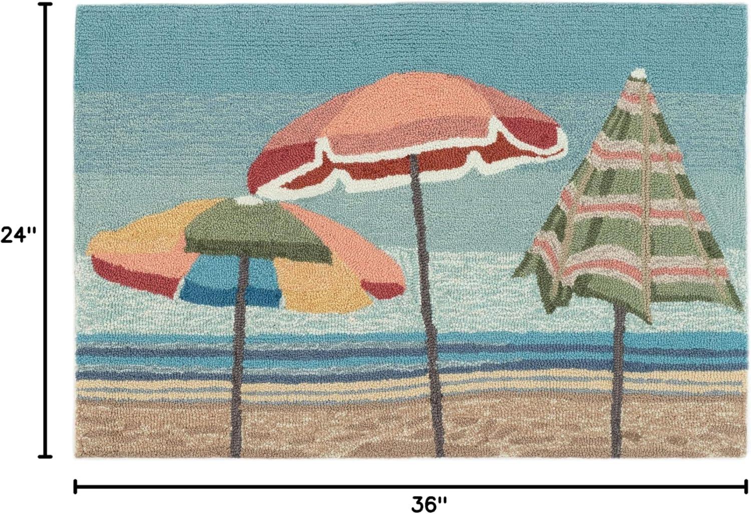 Liora Manne Frontporch Anchor Indoor/Outdoor Rug Navy 2' x 3'