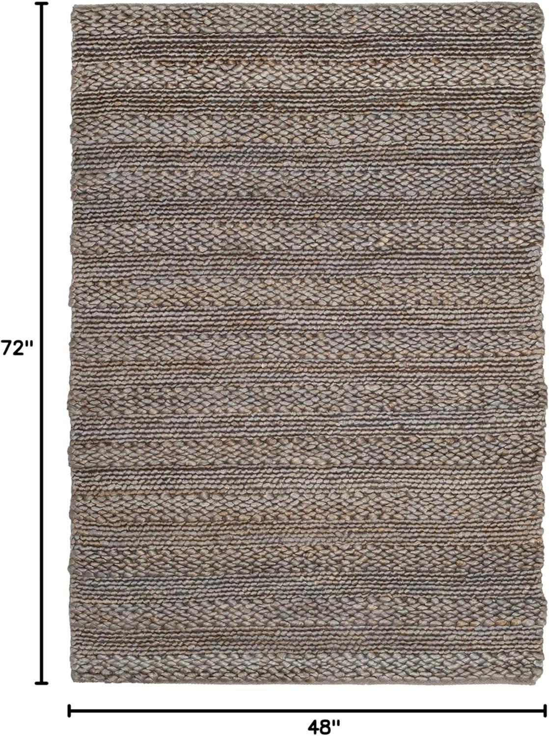 Natural Fiber NF212 Hand Woven Indoor Area Rug - Beige - 4'x6' - Safavieh