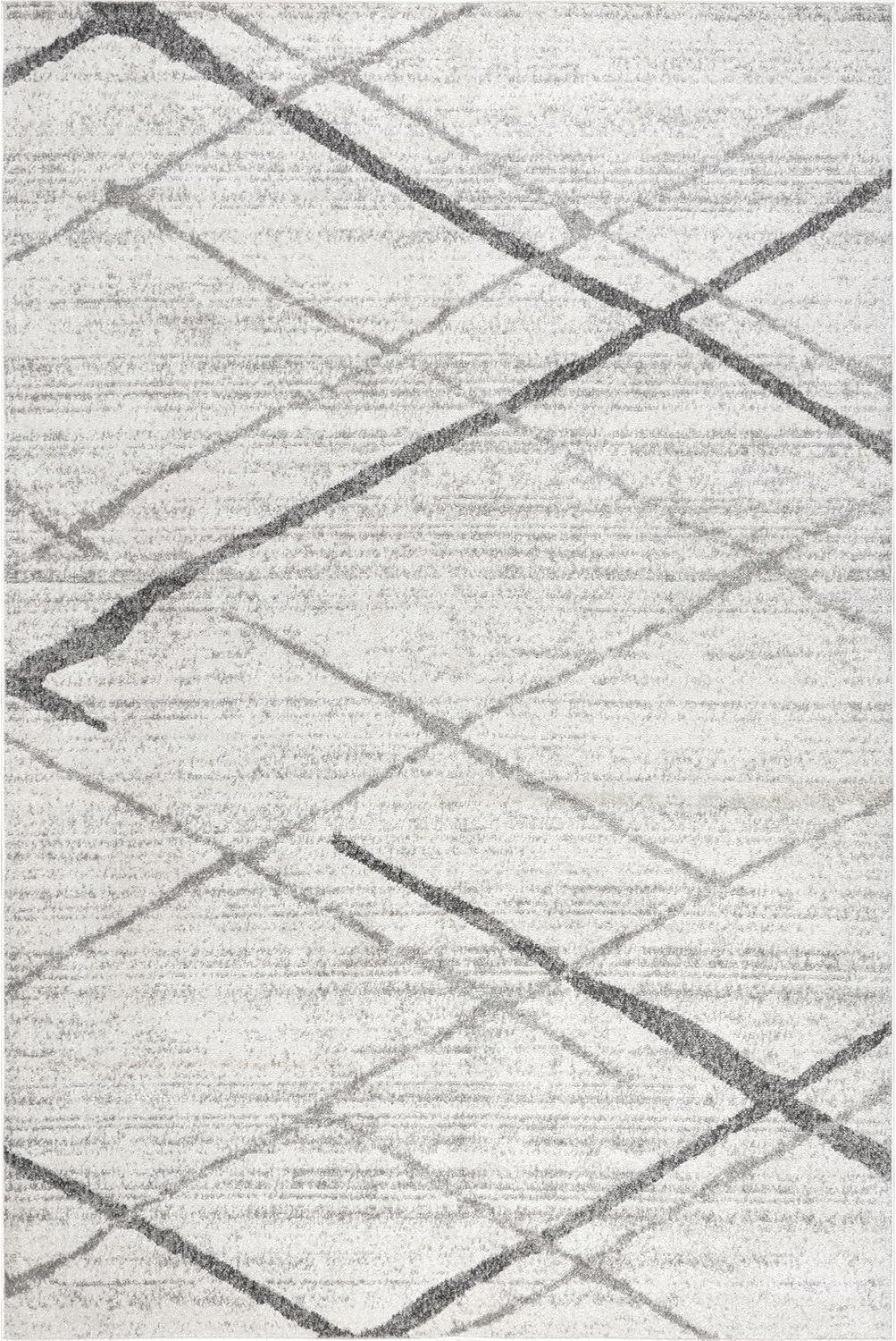 nuLOOM Thigpen Contemporary Area Rug, Grey, 8' x 11'