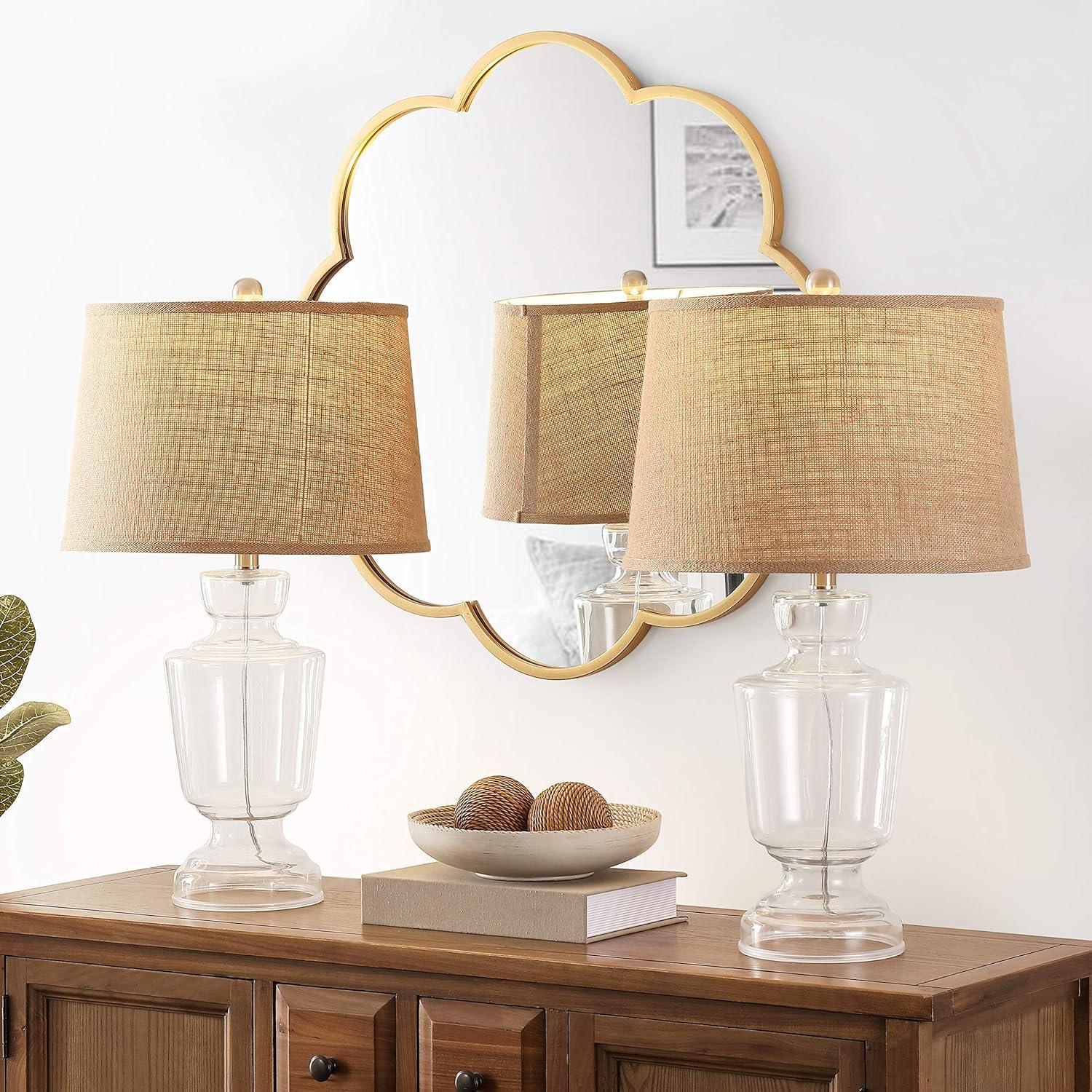 Amby Table Lamp (Set of 2) - 24 Inch Height - TBL4287 - Clear - Safavieh