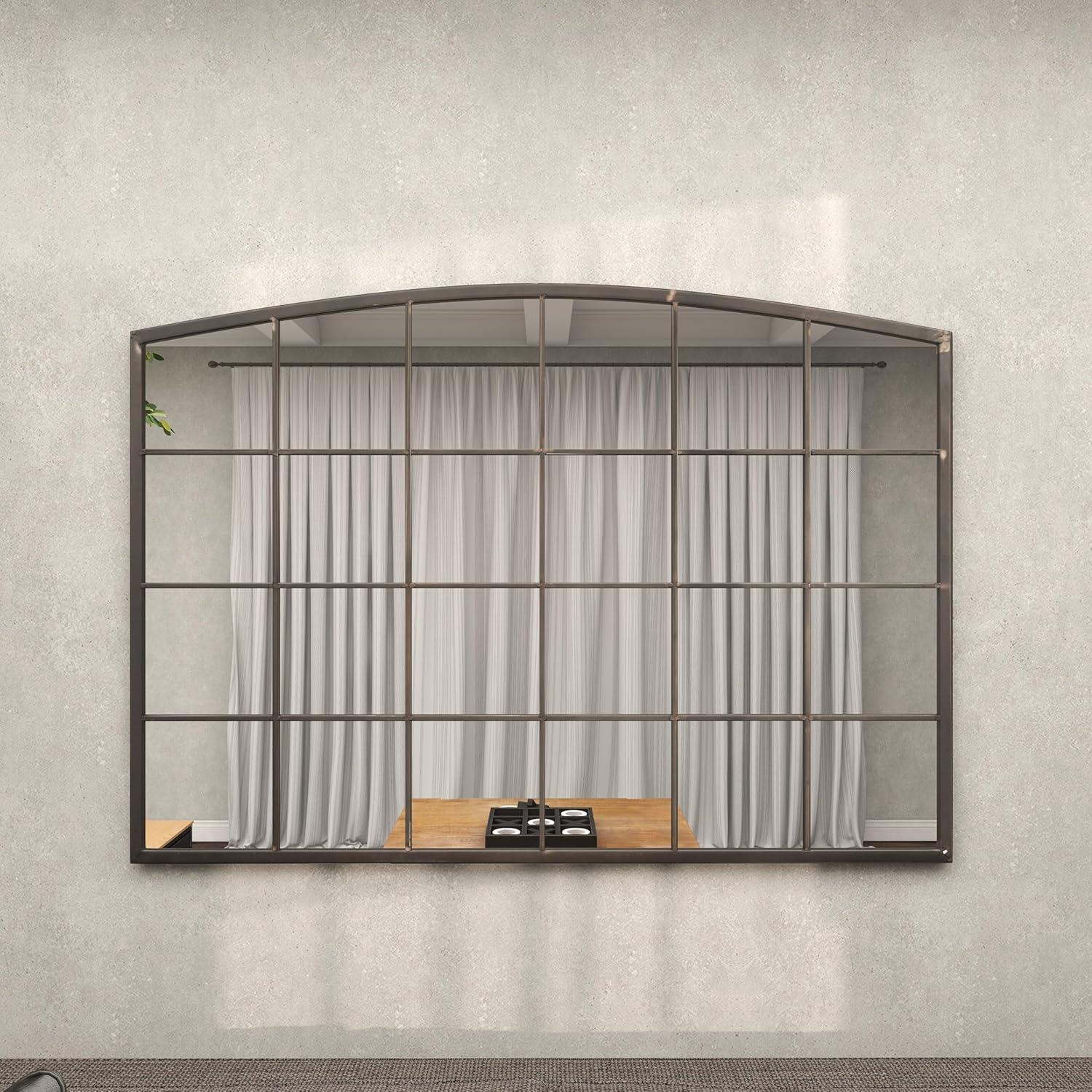 CosmoLiving by Cosmopolitan 3 Overlapping Round Gold Metal, Glamorous and Contemporary Wall Mirror, 27"W x 39"H