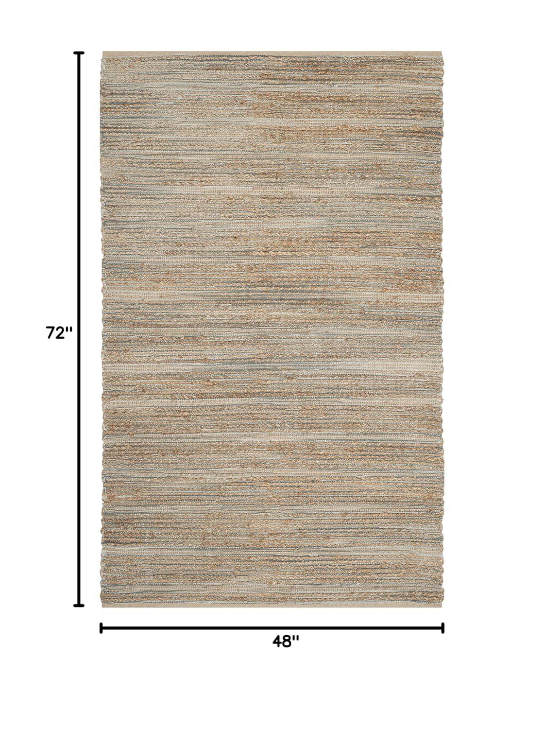Cape Cod CAP851 Woven Indoor Area Rug - Blue - 4'x6' - Safavieh
