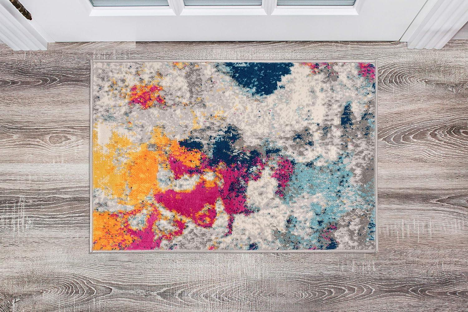 World Rug Gallery Abstract Contemporary Area Rug