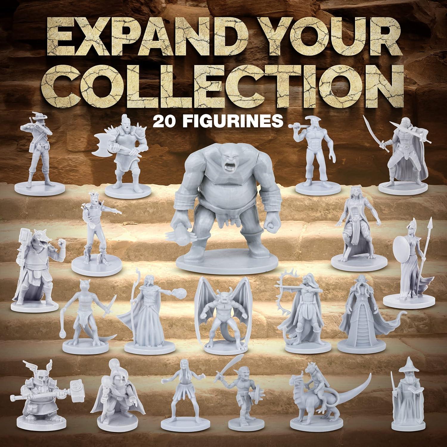 Path Gaming Fantasy Tabletop Miniatures for Dungeons and Dragons Miniatures, 20 Piece Pack