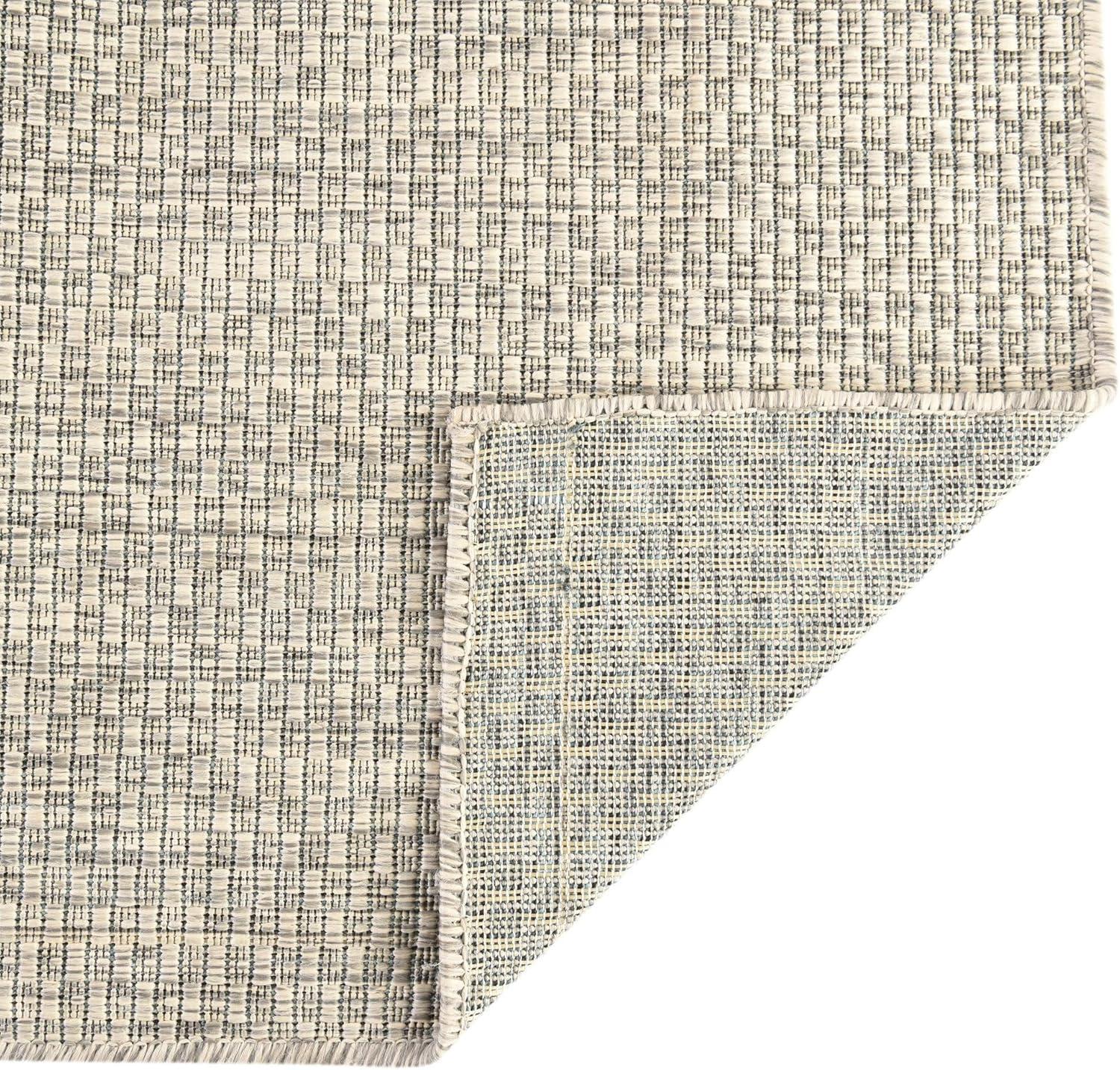 Unique Loom Outdoor Solid Solid Woven Area Rug