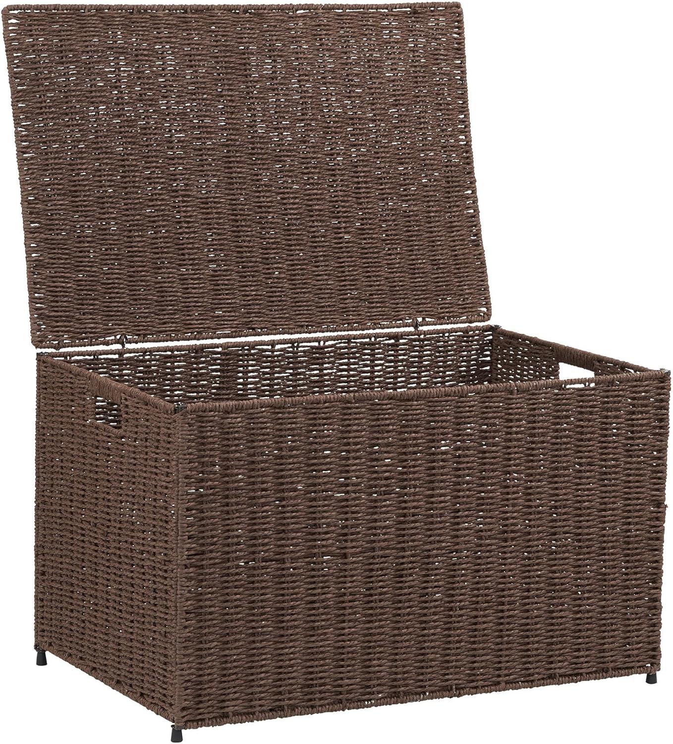 Large Woven Sturge Chest | Paper Rope | Coffee