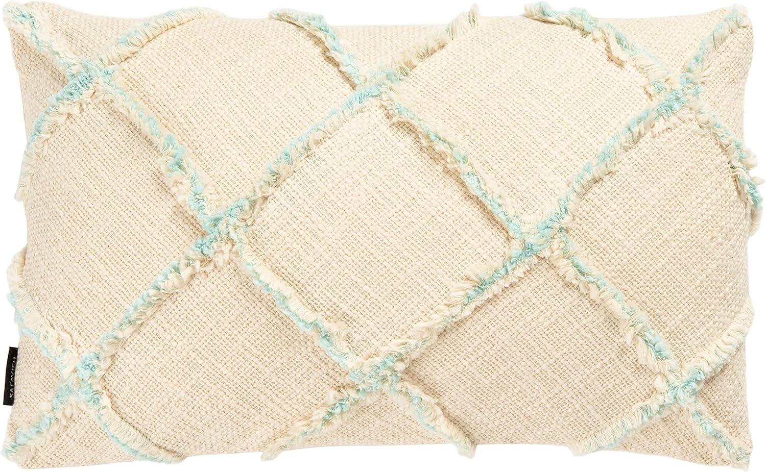 Ashlin Fringed Cotton Reversible Throw Pillow