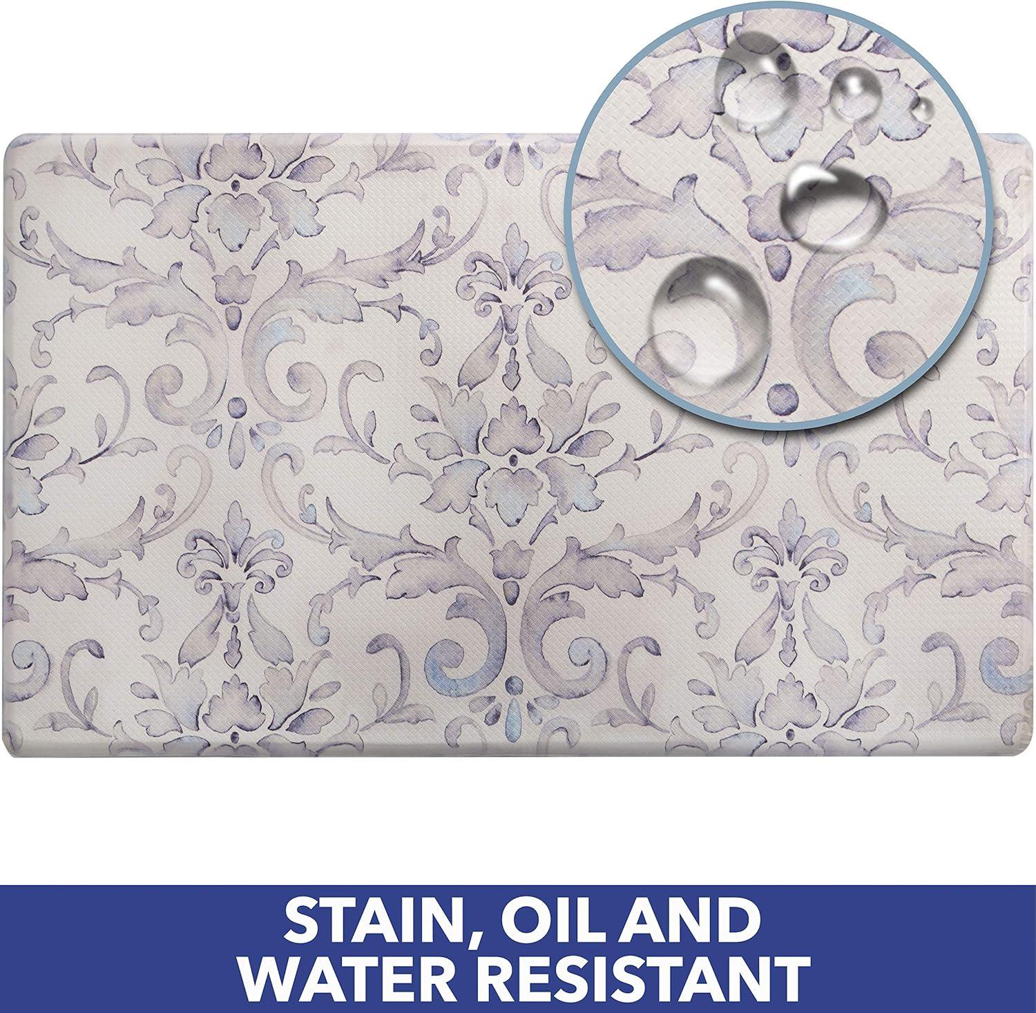 SoHome Cozy Living Watercolor Damask Anti-Fatigue Mat