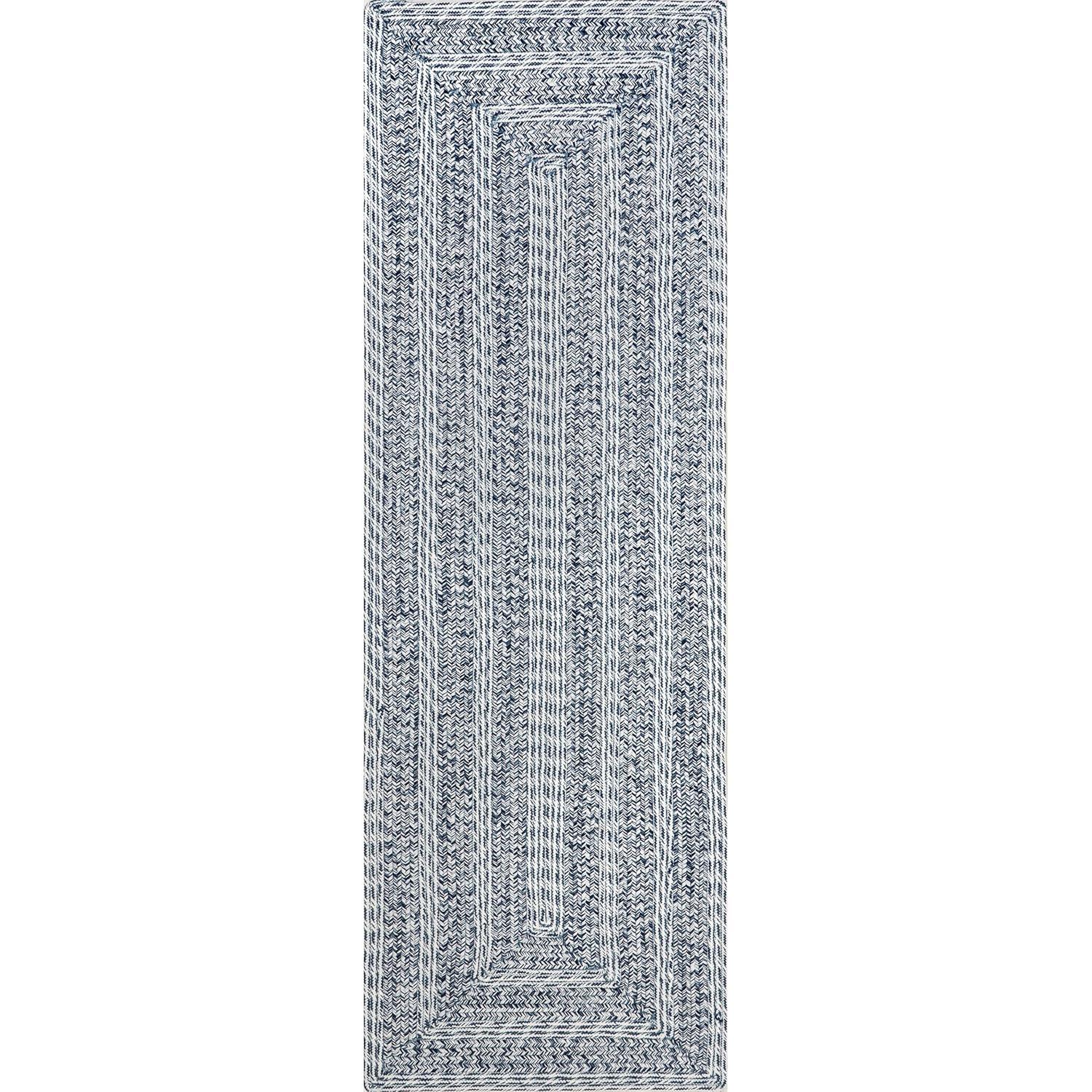 Nuloom Rowan Solid Oval 8x10 Indoor/Outdoor Area Rug for Living Room Patio Deck Front Porch Kitchen, Ivory
