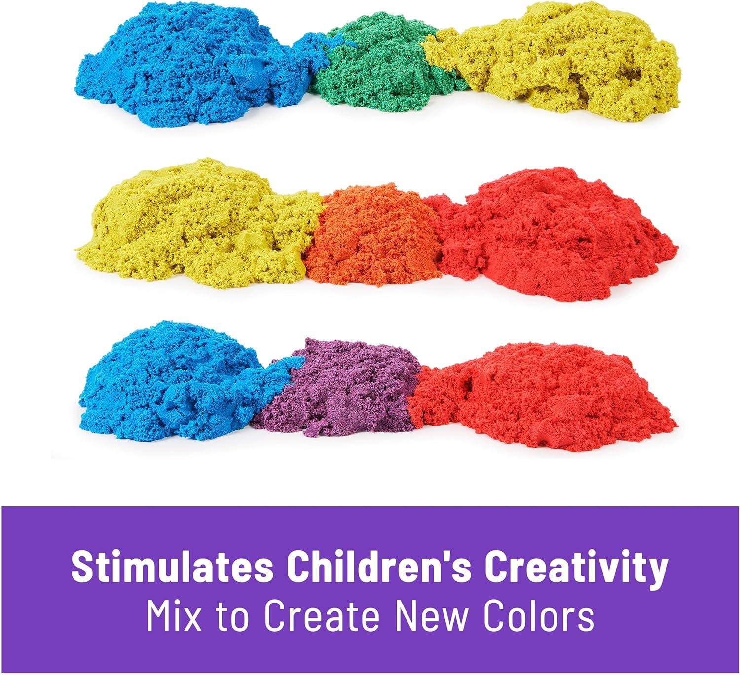 Kinetic Sand Castle Container Sand Art 10pk