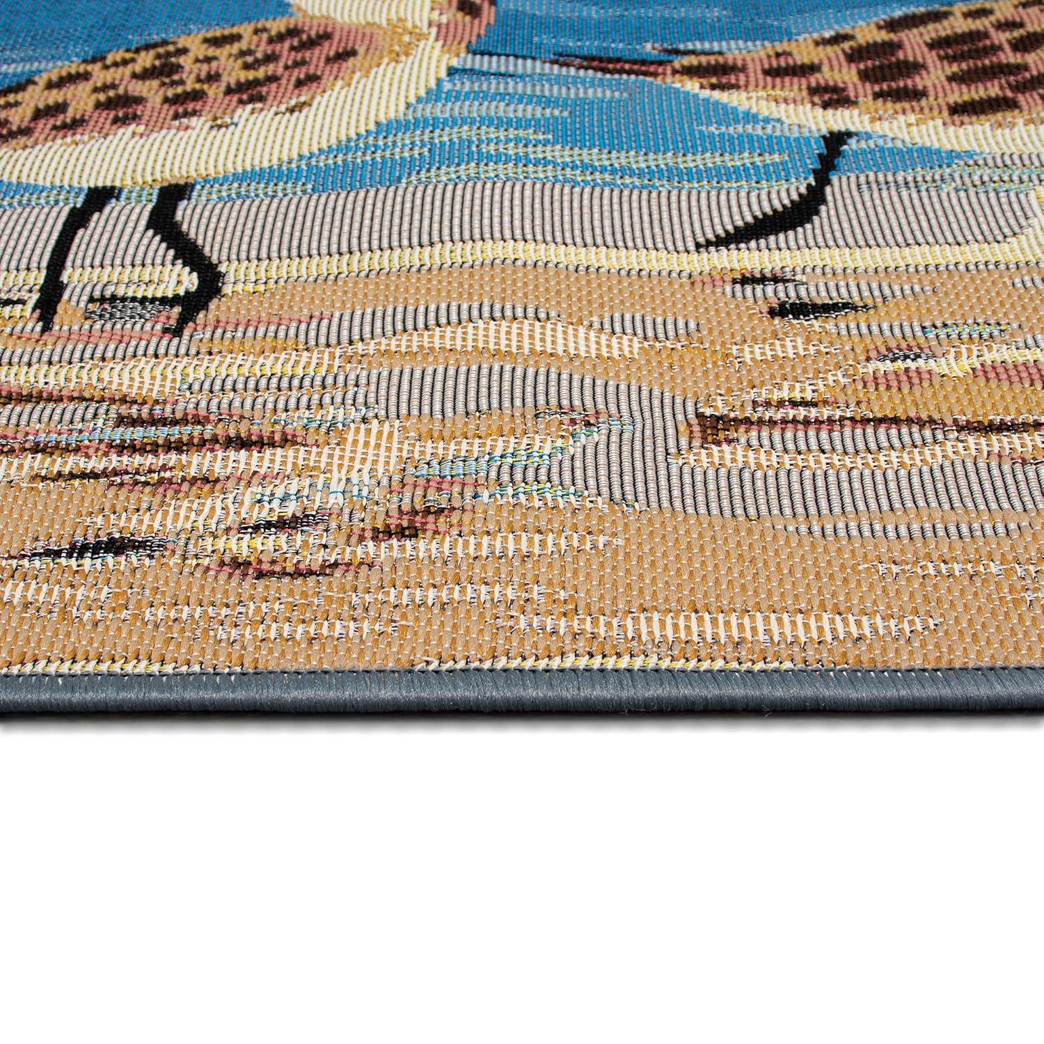 Liora Manne Esencia Sandpipers Indoor/Outdoor Mat Sand 1'11" x 4'11"