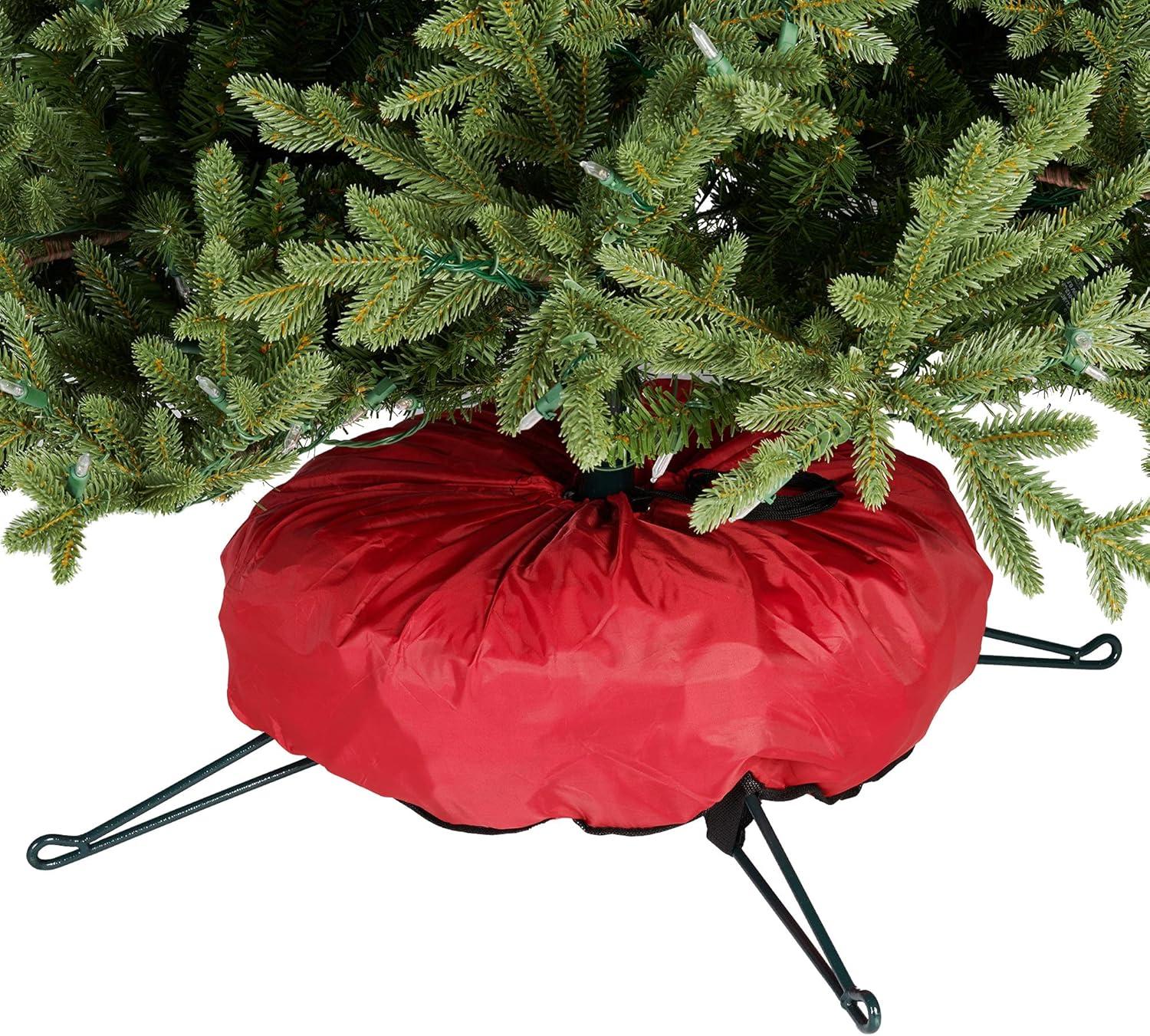 Red Upright Christmas Tree Storage Bag for 9-Foot Trees