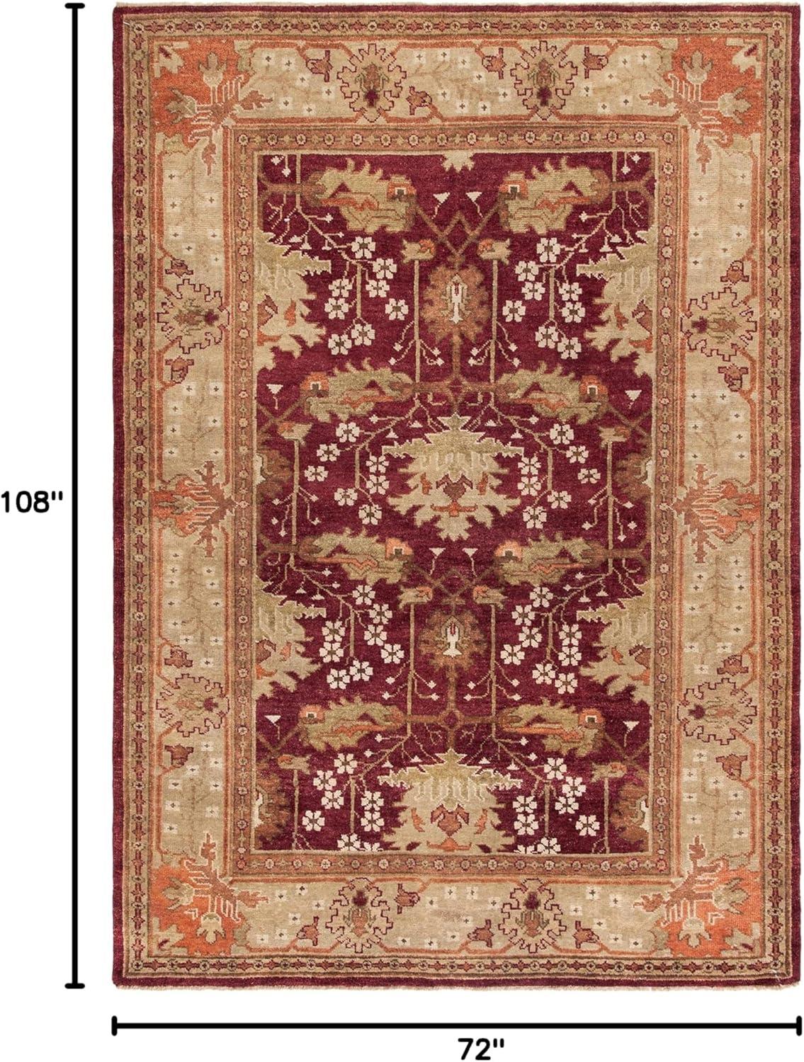 Oushak OSH108 Hand Knotted Area Rug  - Safavieh