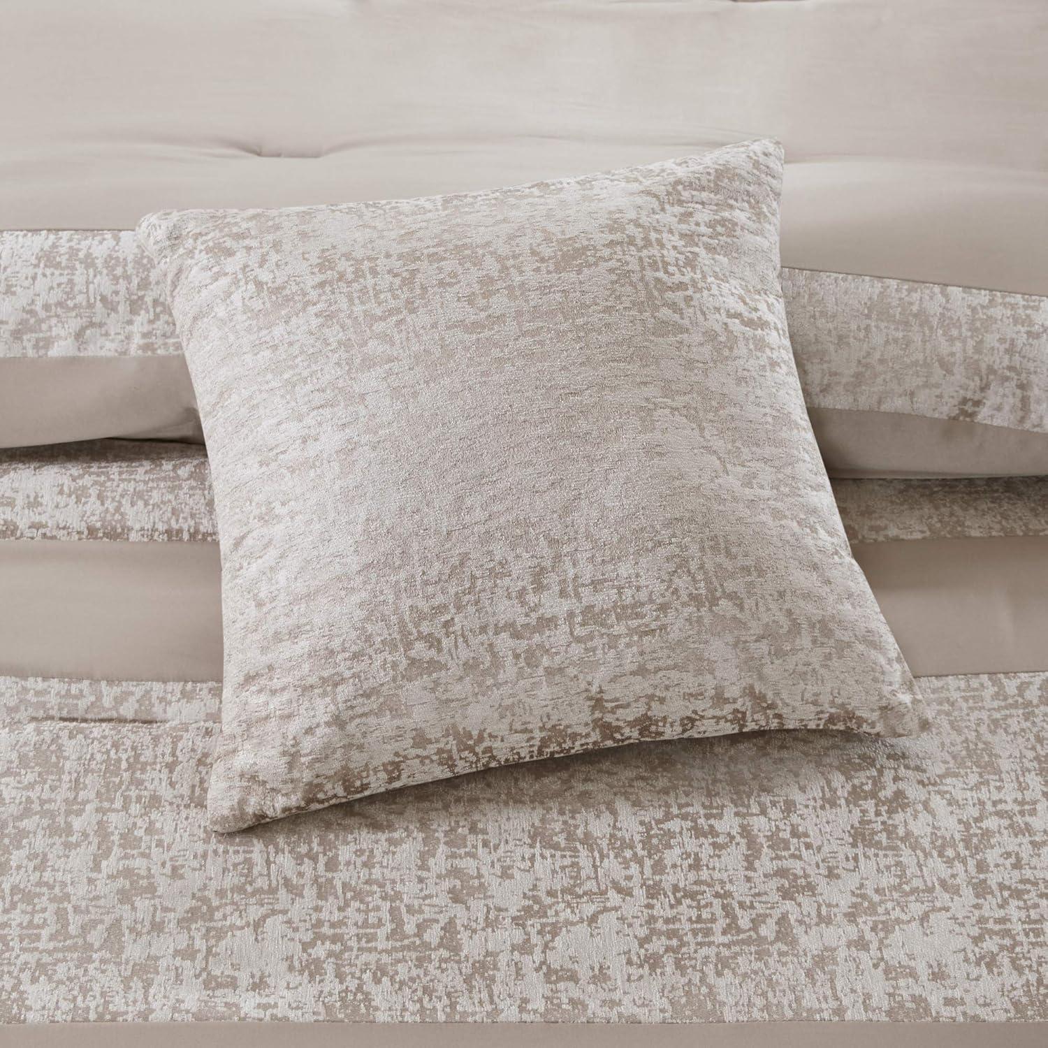 Madison Park Ava 7 Piece Chenille Jacquard Comforter Set