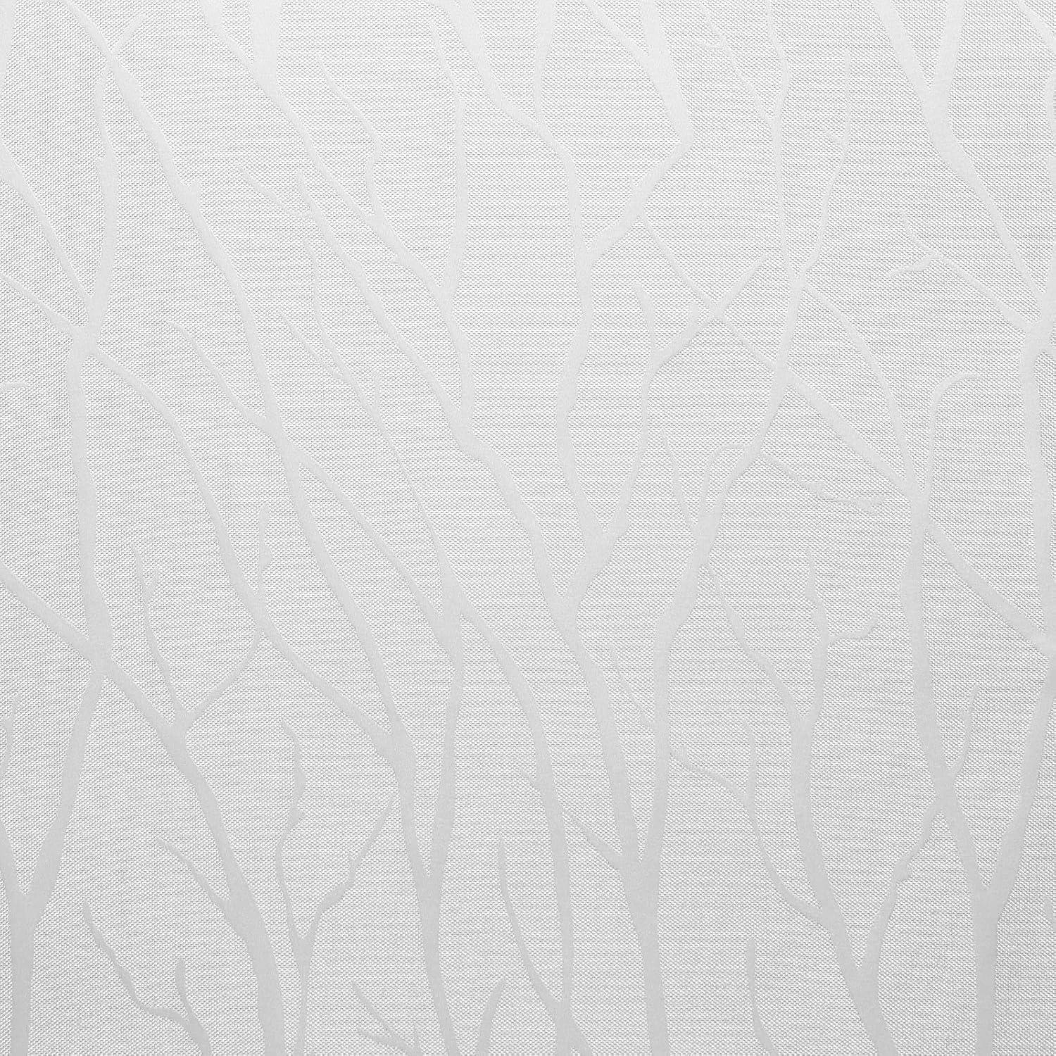 108"x84" Forest Hill Patio Woven Blackout Grommet Top Single Curtain Panel White - Exclusive Home: Room Darkening Drapes