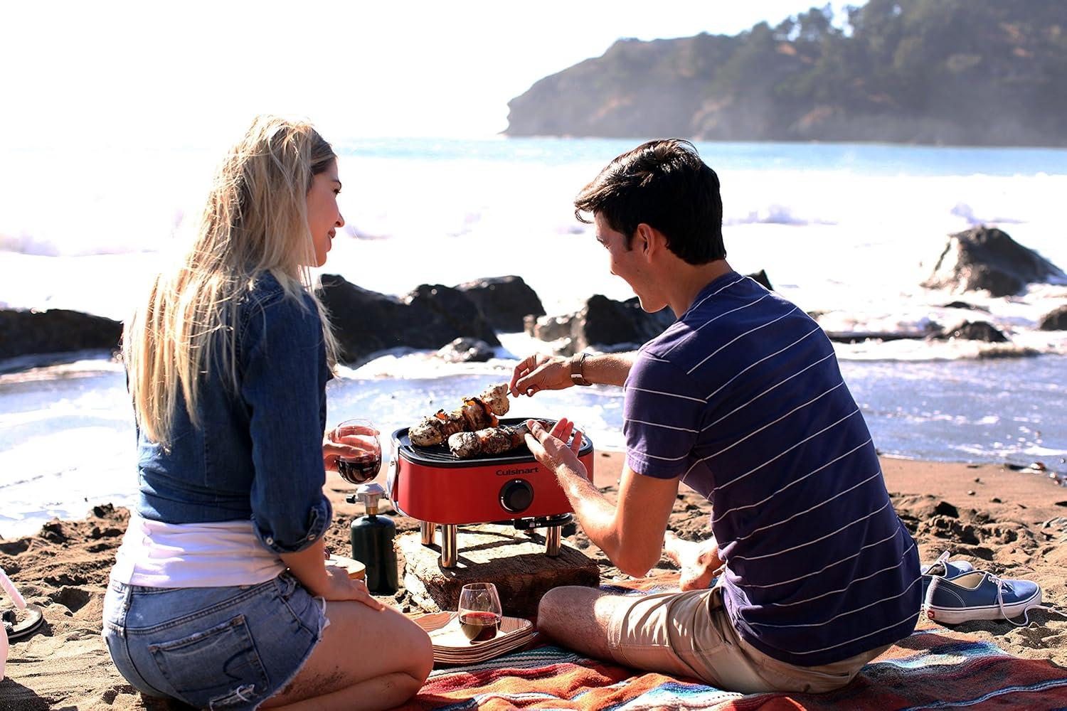 Cuisinart ® Venture ™ Red Portable Outdoor Gas Grill