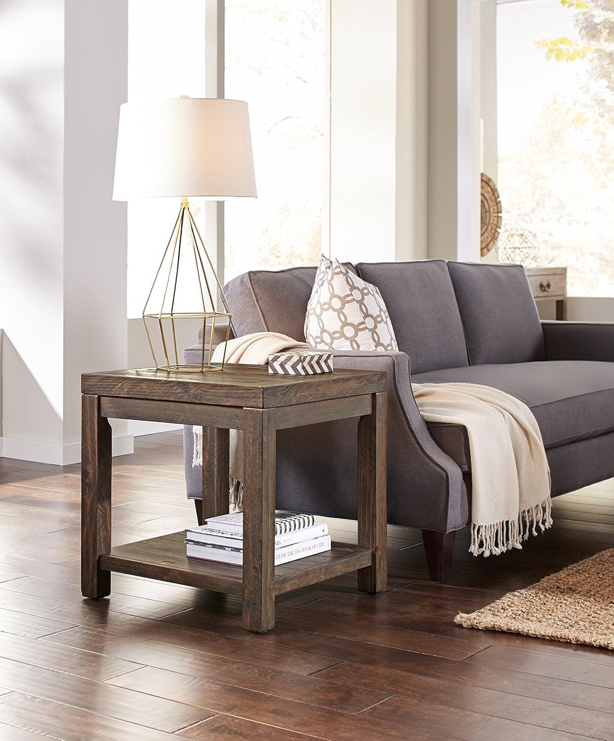 Alexandra Solid Wood End Table