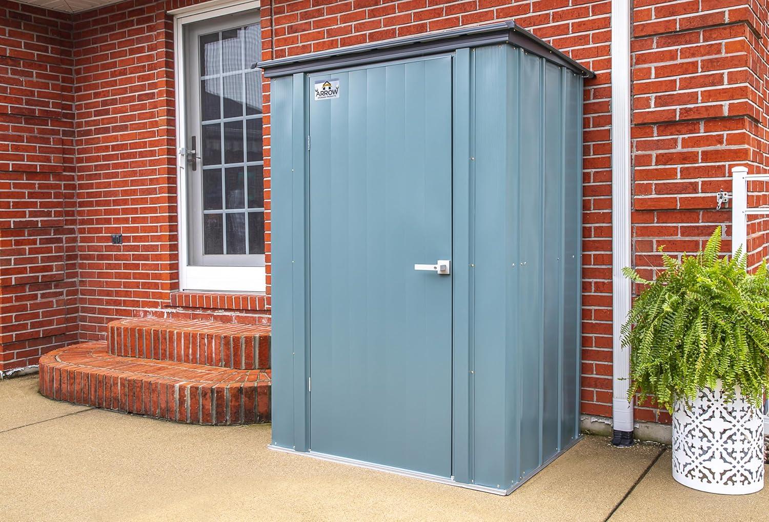 Arrow Spacemaker 4 ft. W x 3 ft. D Metal Vertical Storage Shed