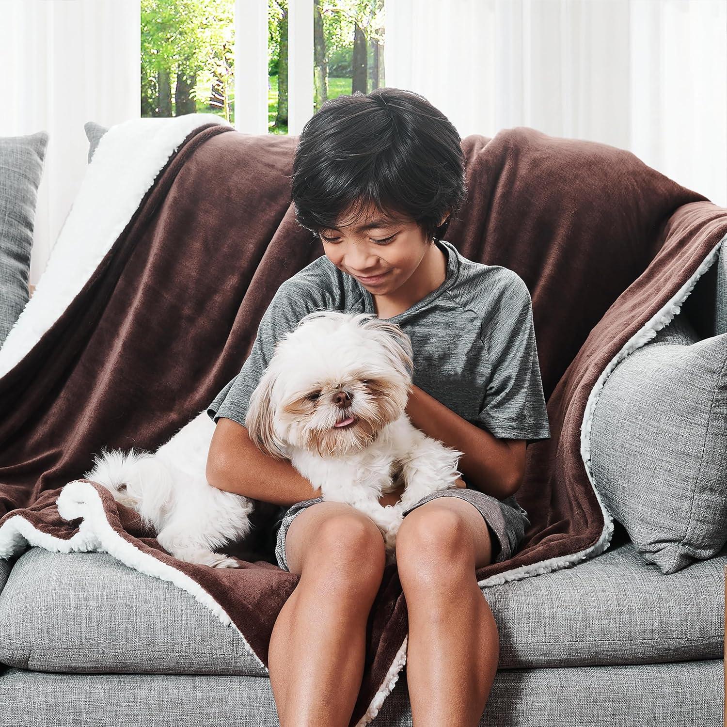 Casual Living CASUAL LIVING Machine Washable Easy Care Couch Warm Sofa Blankets, Throw,