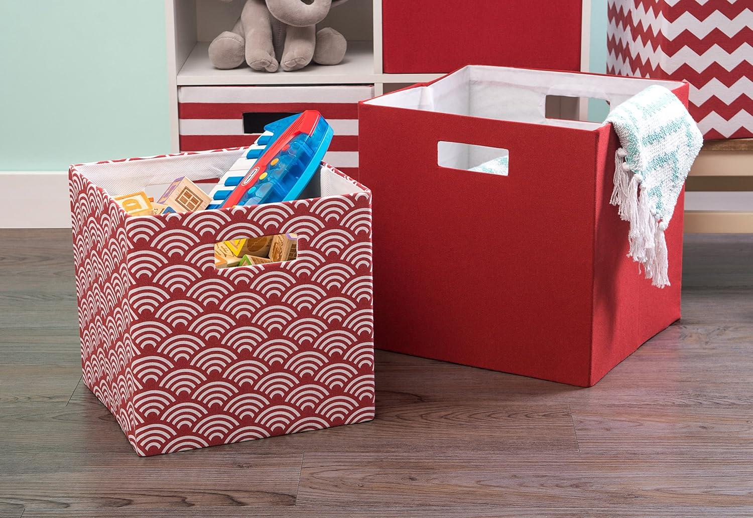 Polyester Cube Solid Rust Square 11x11x11