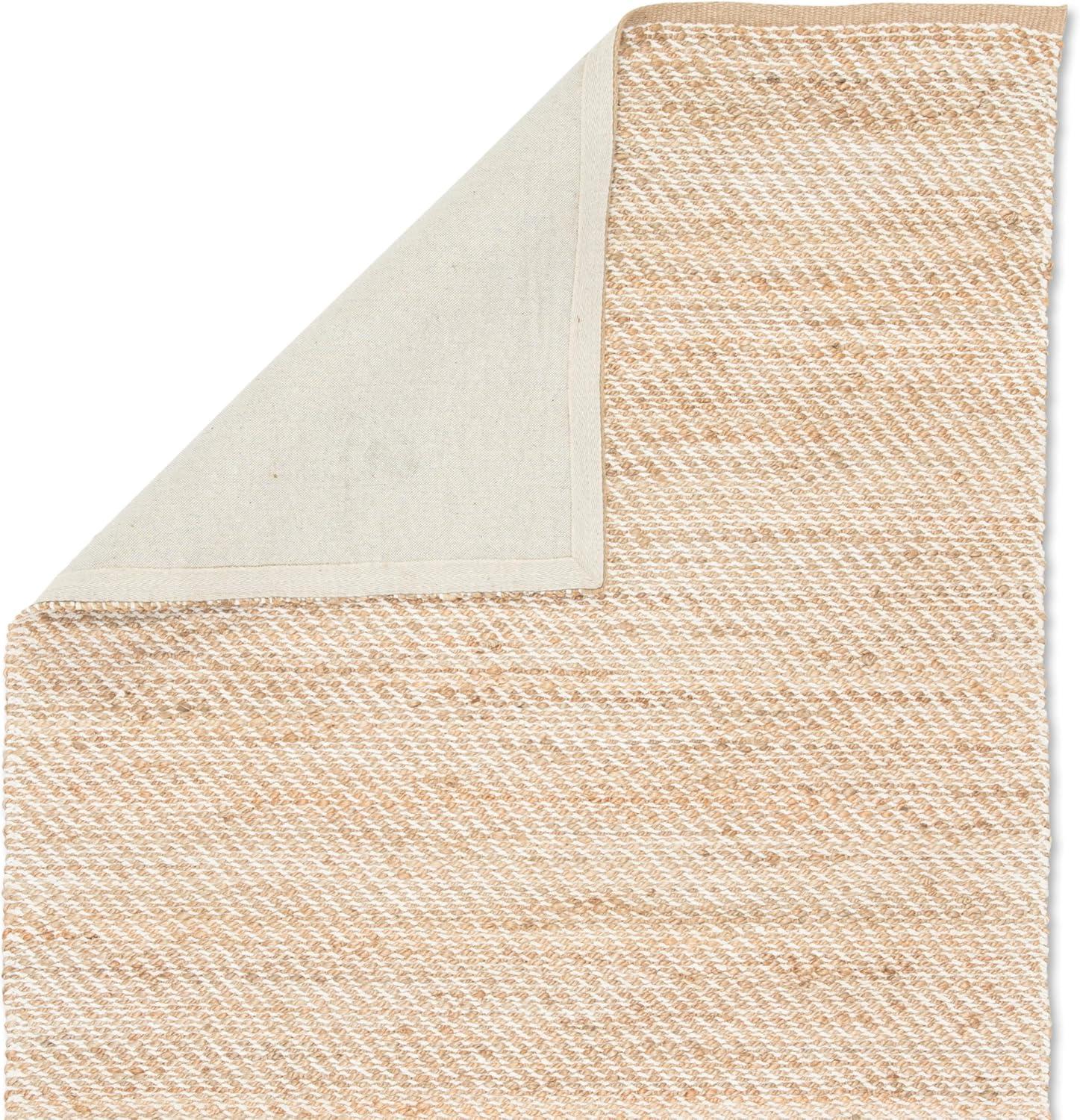 Jaipur Living Jute 2x4 Area Rug, Solid, Beige/White