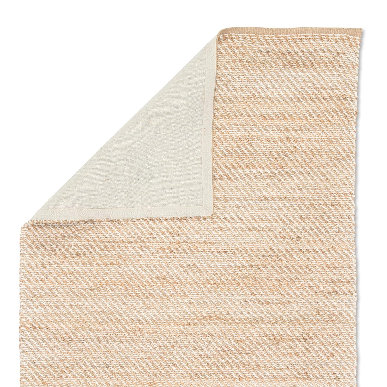 Jaipur Living Jute 2x4 Area Rug, Solid, Beige/White