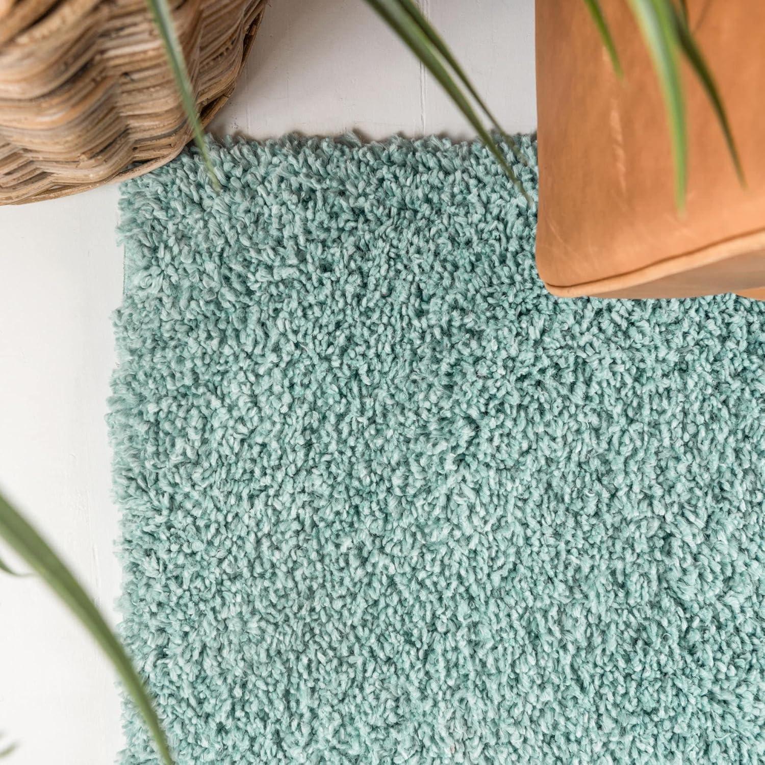 Unique Loom 8' 0 x 10' 0 Davos Shag Dusty Rose Area Rug