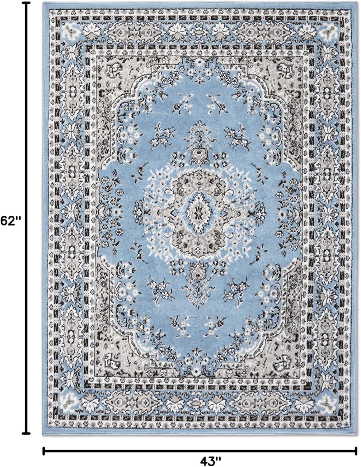 Home Dynamix Premium Sakarya Traditional Medallion Area Rug