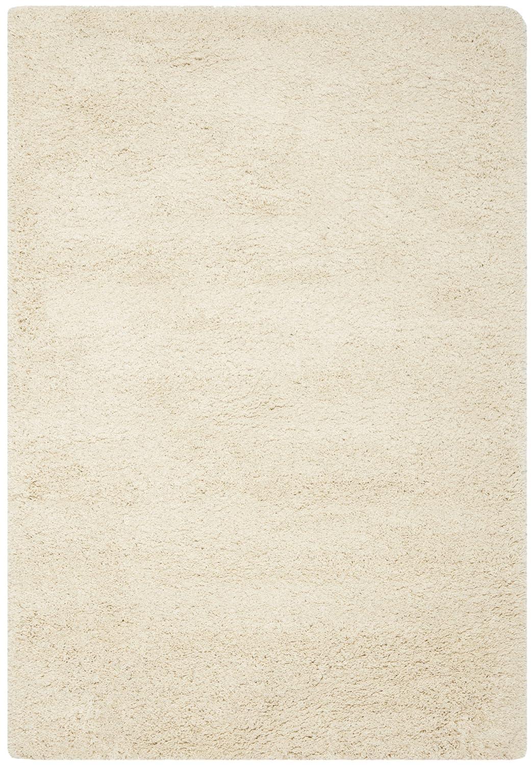 California Shag SG151 Power Loomed Indoor Accent Rug - Ivory - 3'x5' - Safavieh