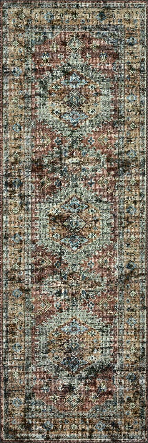 Terracotta Sky Elegance 6' x 9' Low Pile Wool Blend Area Rug