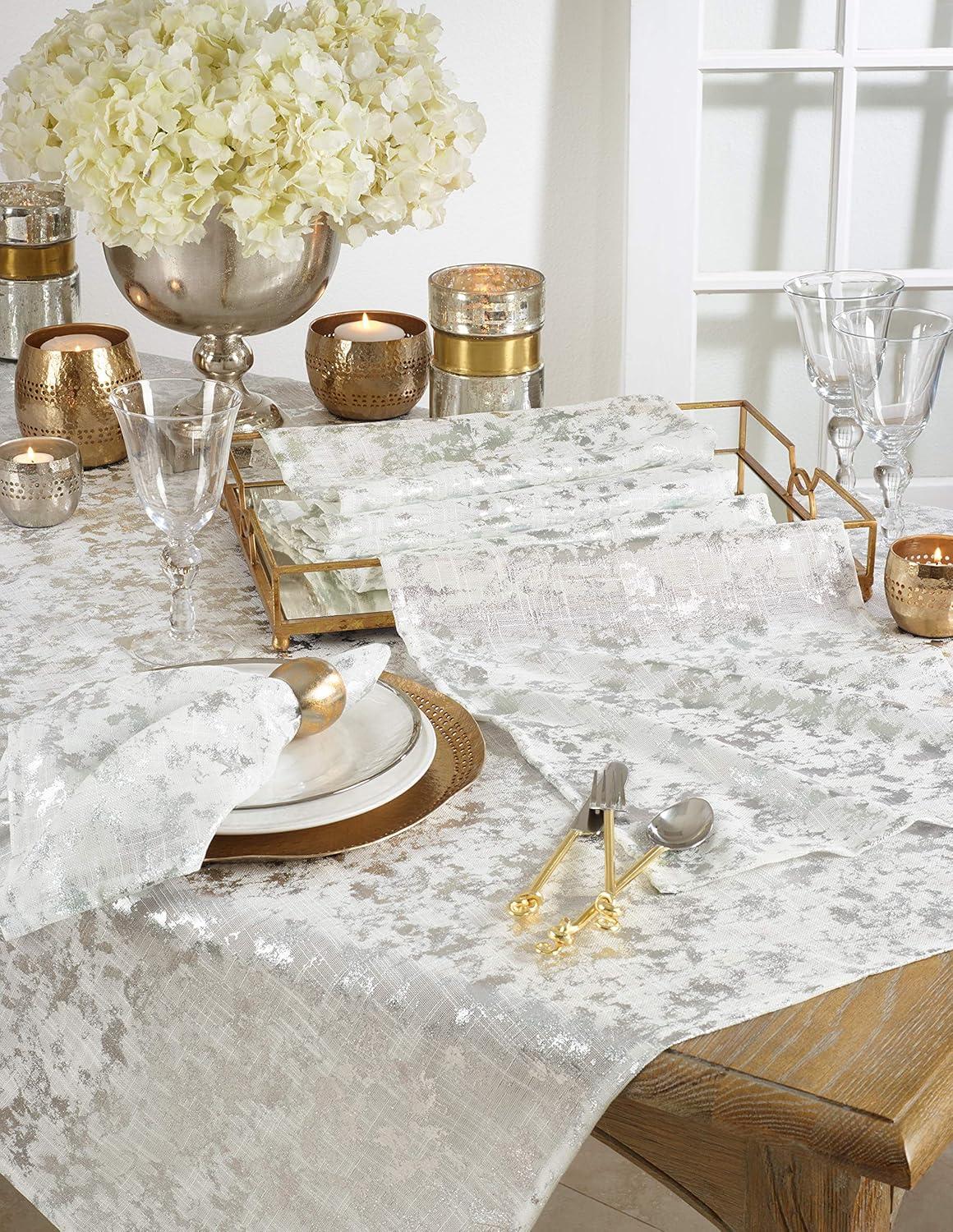 House of Hampton® Sheldon Polyester Abstract Square Napkin (Set of 4)