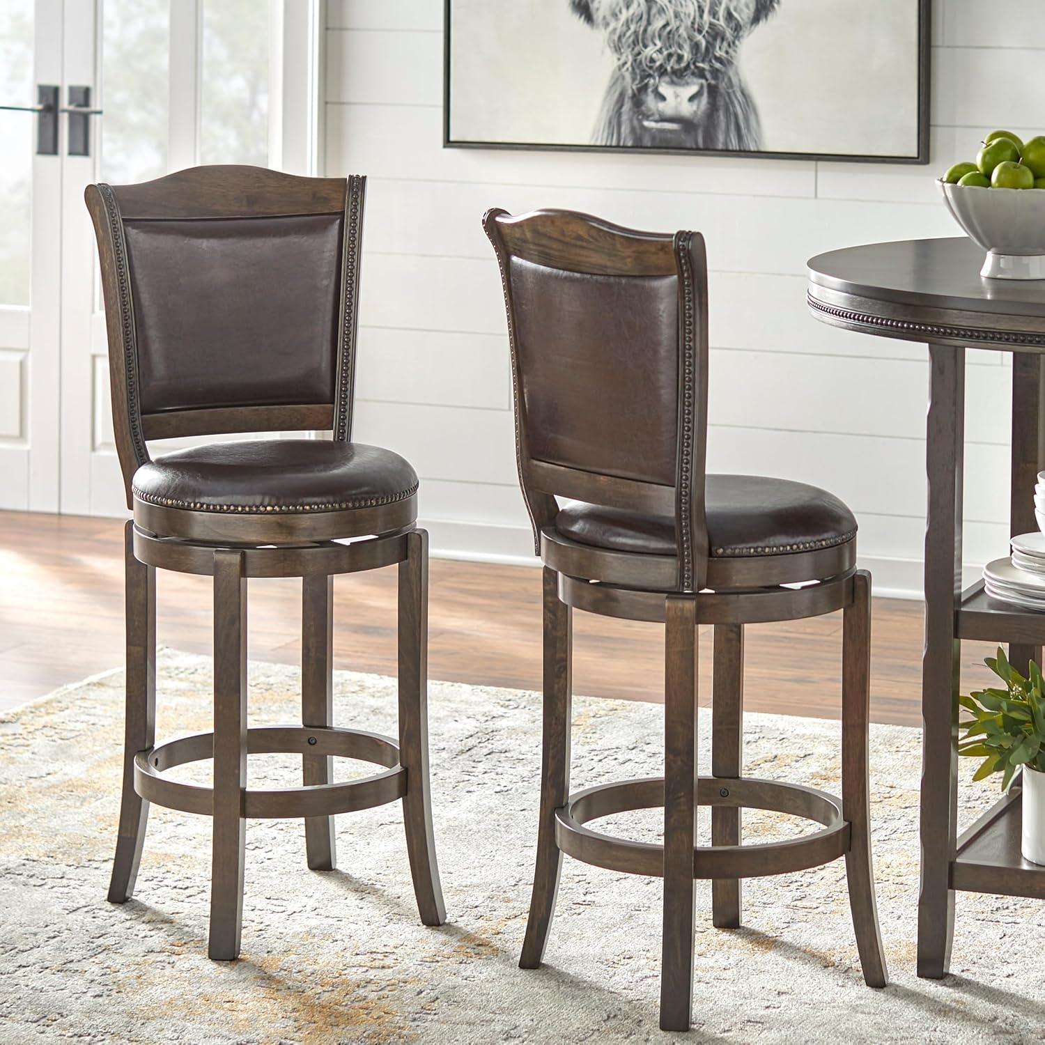 Adam Barstools 30", Set of 2, Brown