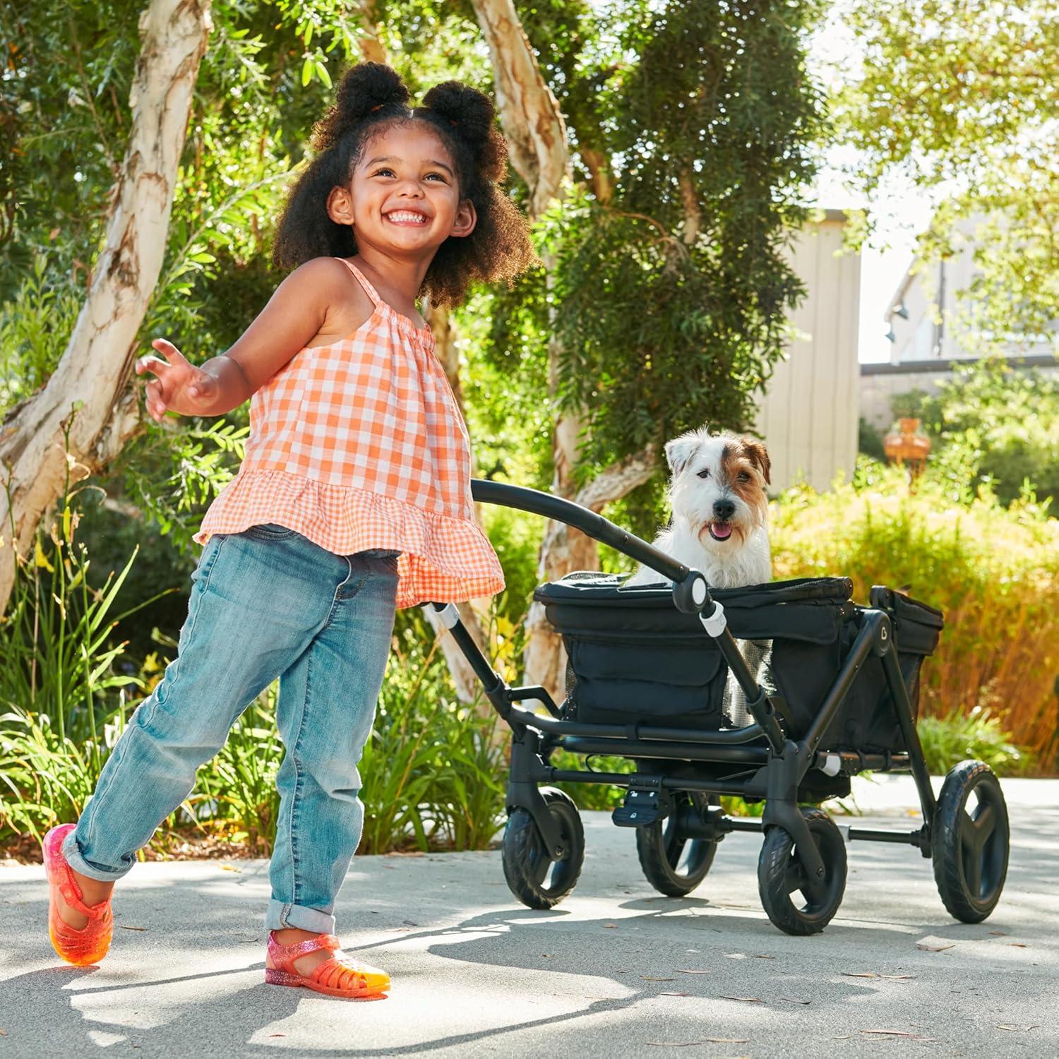 Munchkin Ultra-lite Stroller Wagon - Black