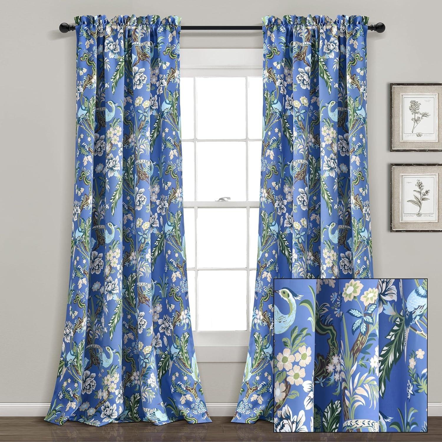 Polyester Room Darkening Curtain Pair