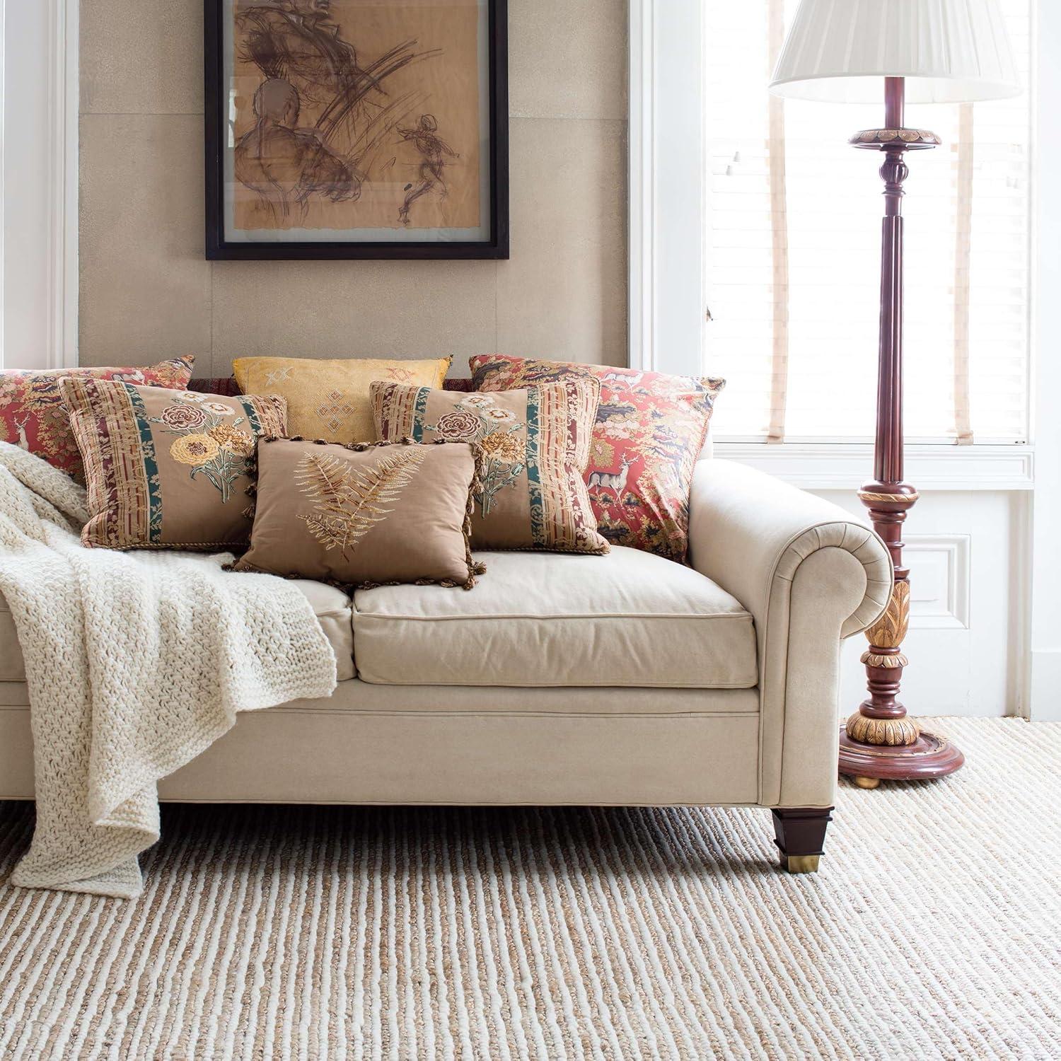 Twiggy Natural Handwoven Wool/Jute Rug