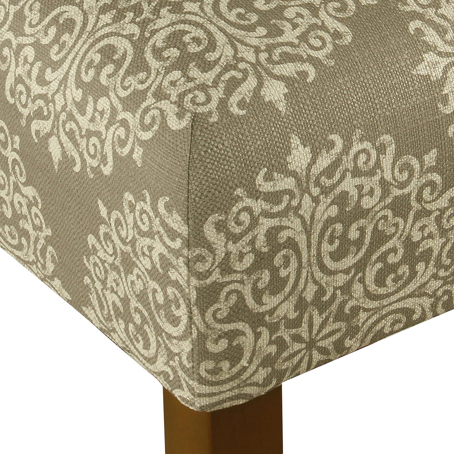 HomePop Braeburn 29" Barstool - Taupe and Cream Medallion