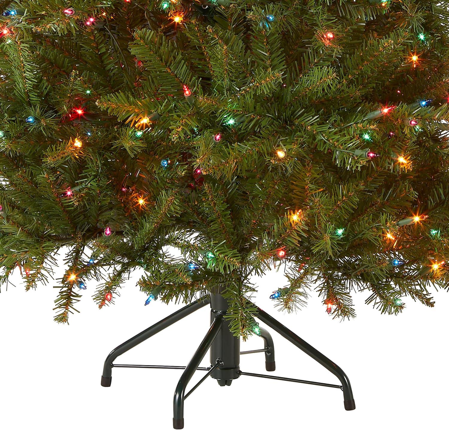 The Holiday Aisle® Dunhill Fir Tree with Multicolor Lights