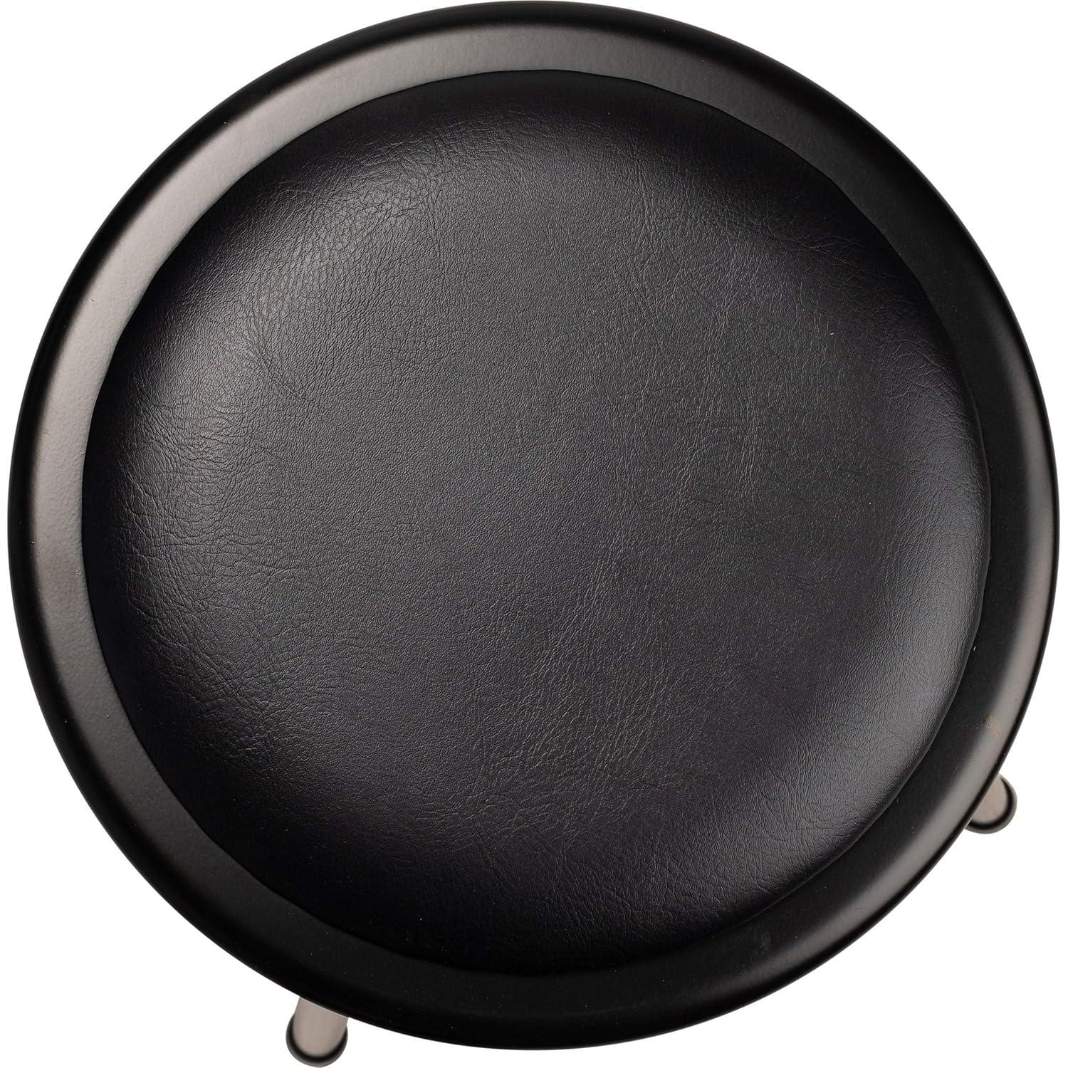 National Public Seating 6400 Series Heavy Duty Vinyl Padded Steel Lab Stool with Footing