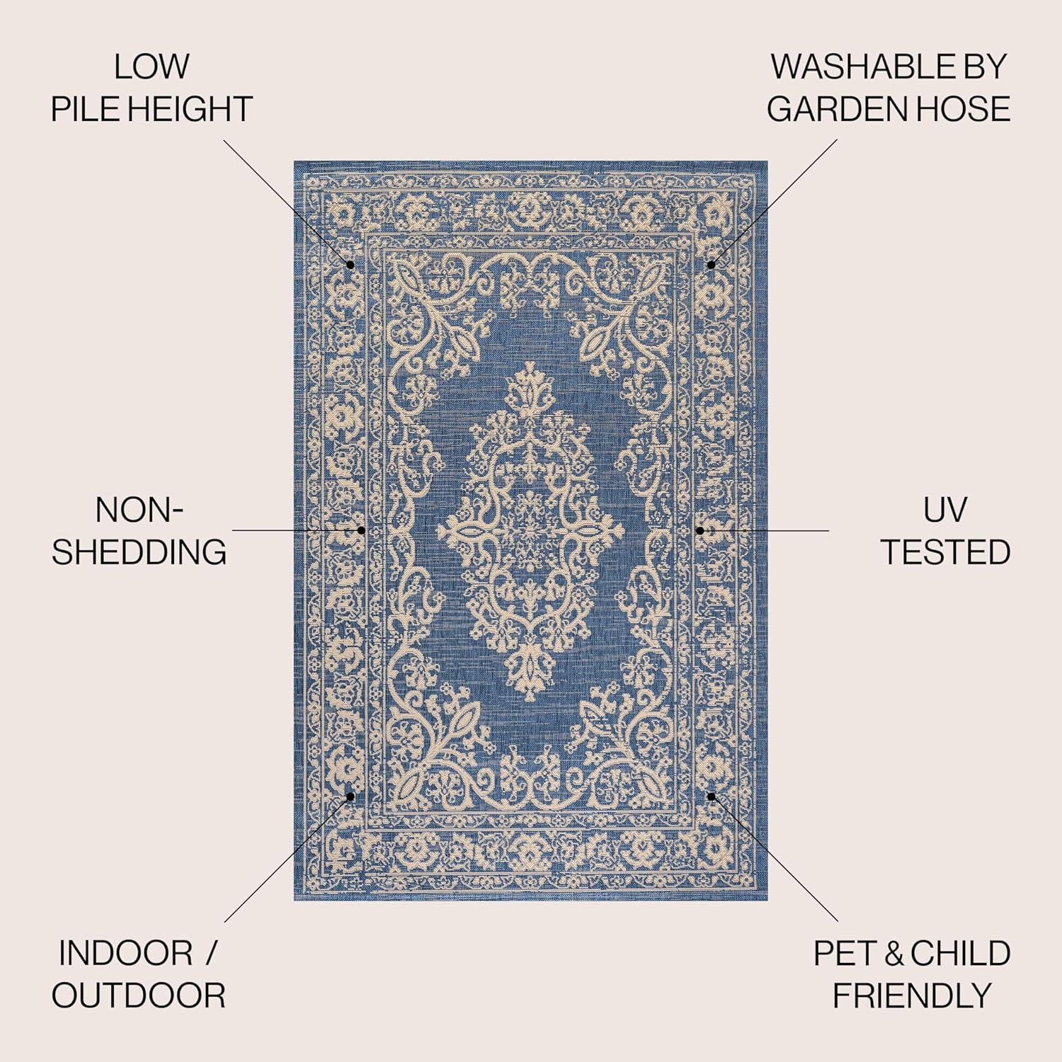 Galon Filigree Indoor/Outdoor Area Rug  - JONATHAN Y