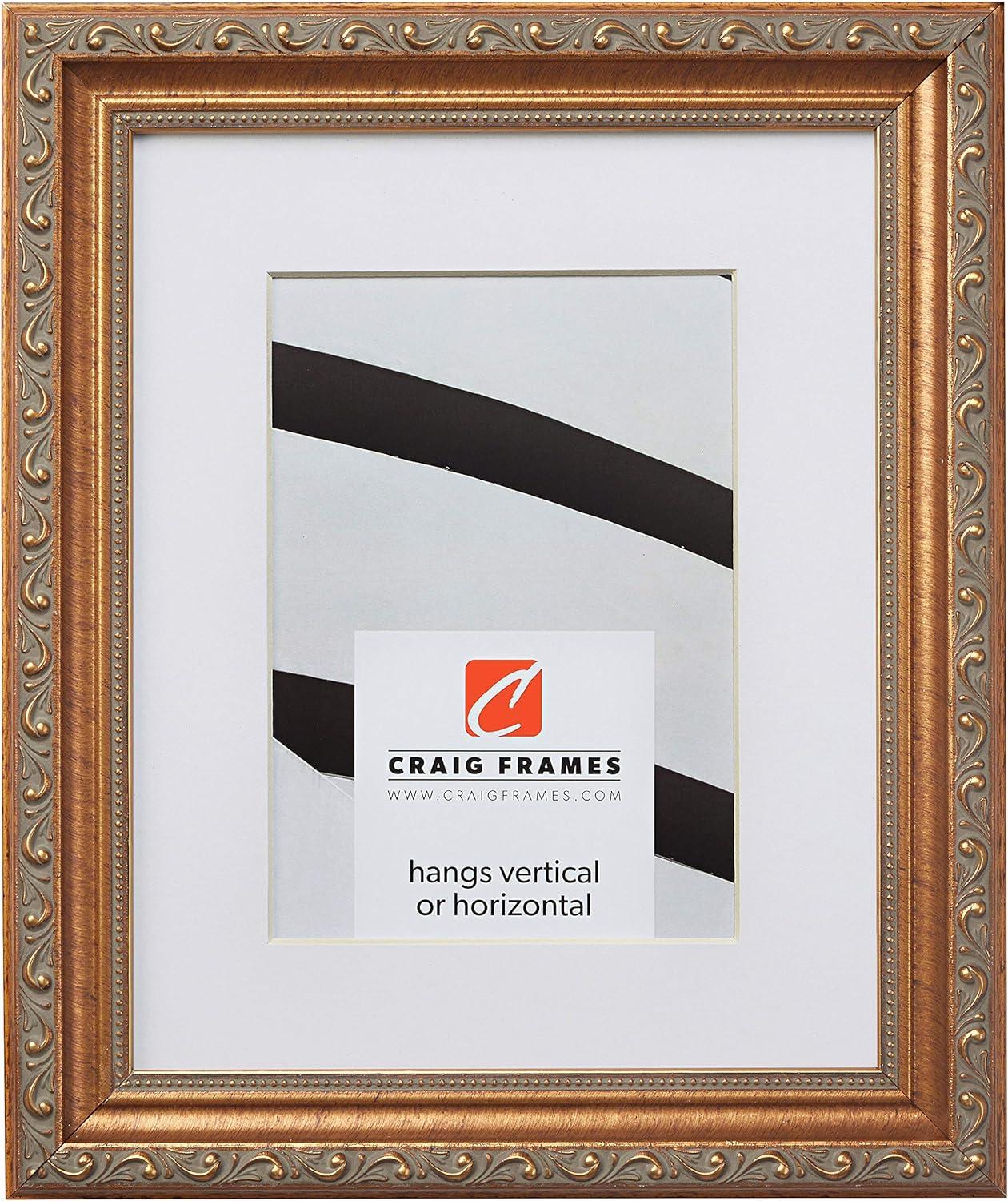 Craig Frames Contemporary 20x27 inch Distressed Gold Picture Frame, Set of 4