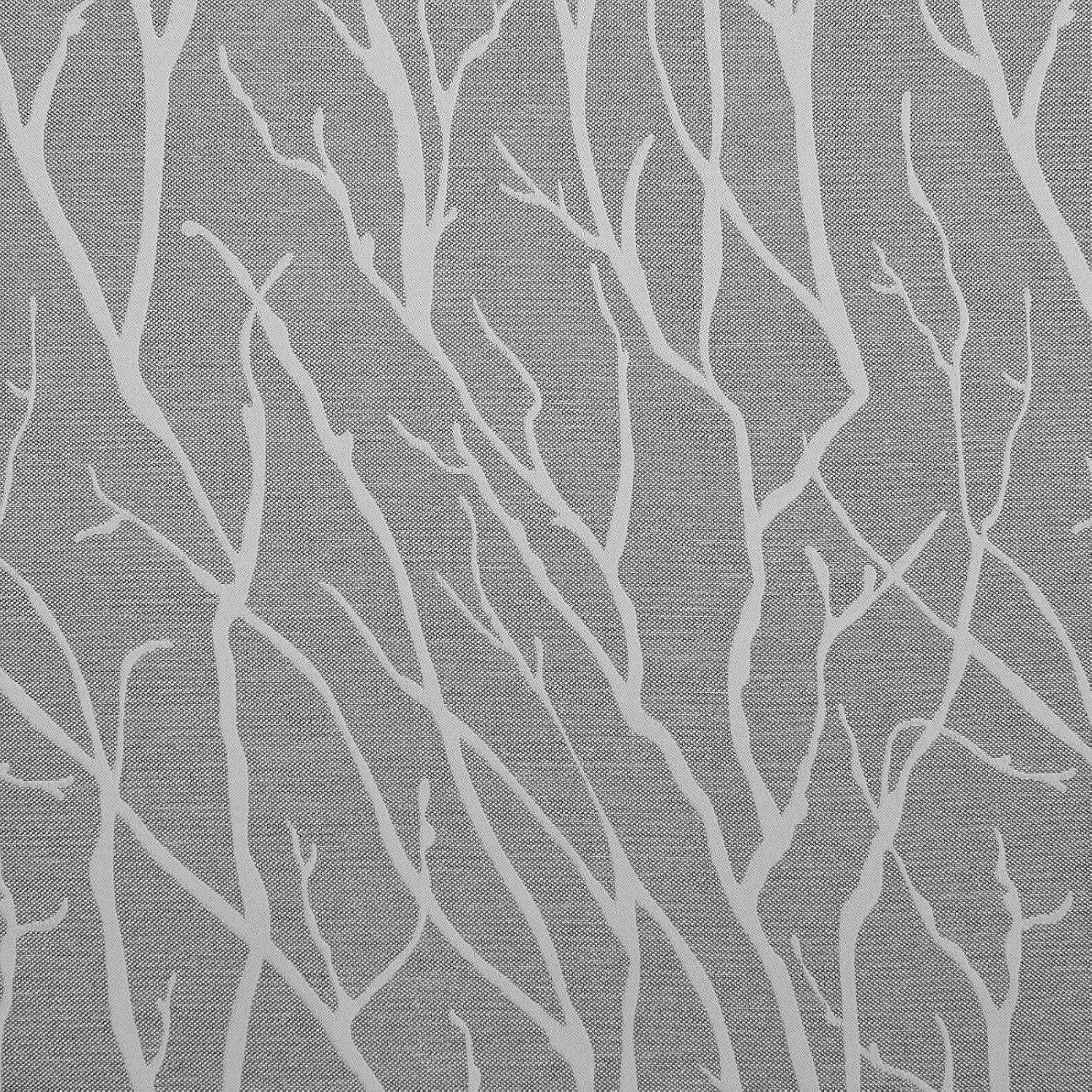 Set of 2 (63"x52") Forest Hill Woven Blackout Grommet Top Window Curtain Panel Gray - Exclusive Home: Thermal Insulated
