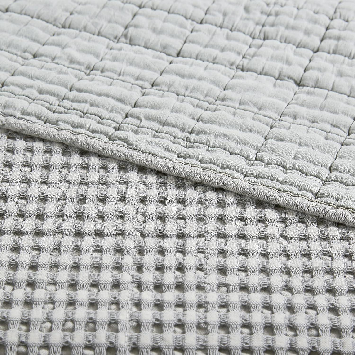 Mills Waffle Quilted Throw - Levtex Home