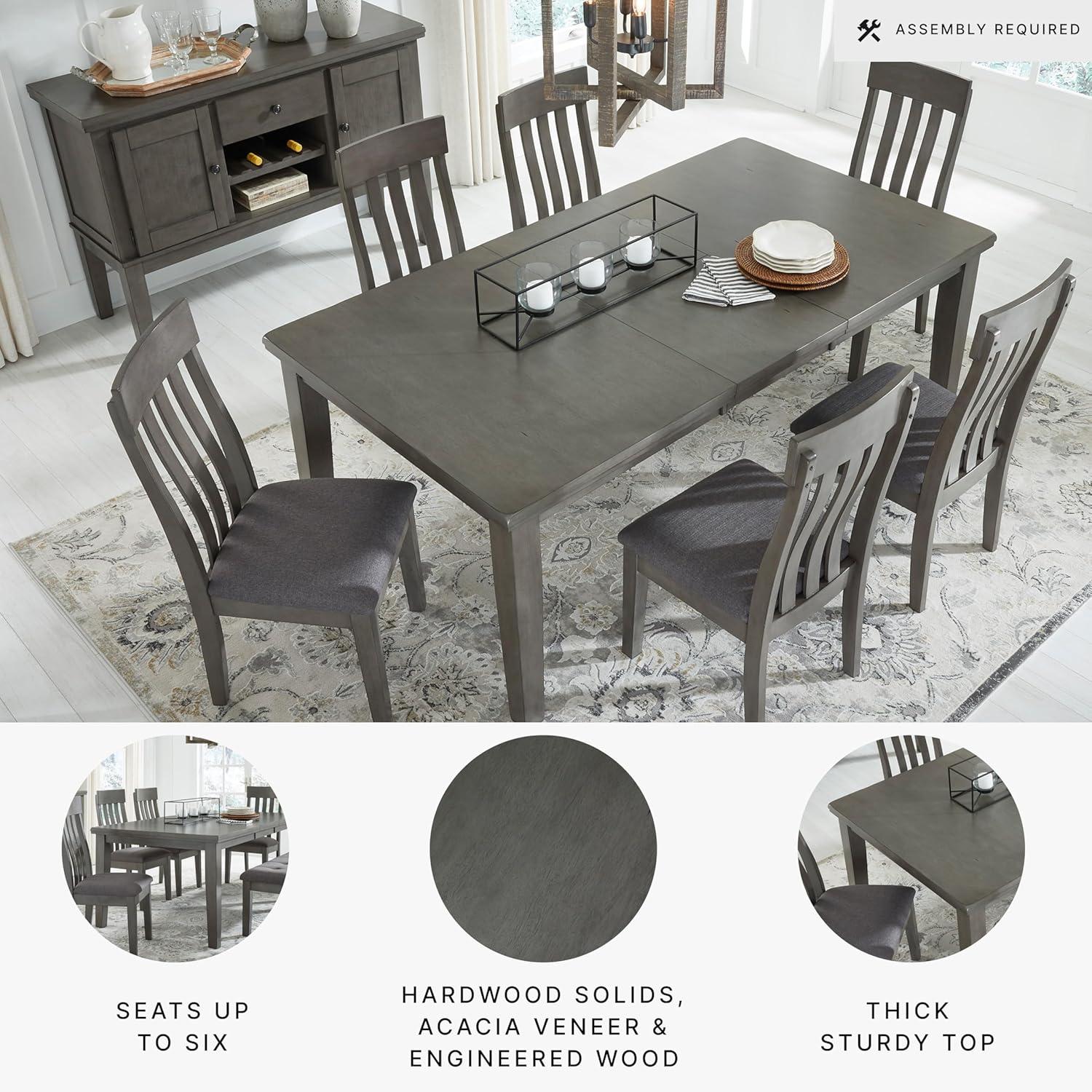 Signature Design by Ashley Hallanden Gray Dining Extension Table