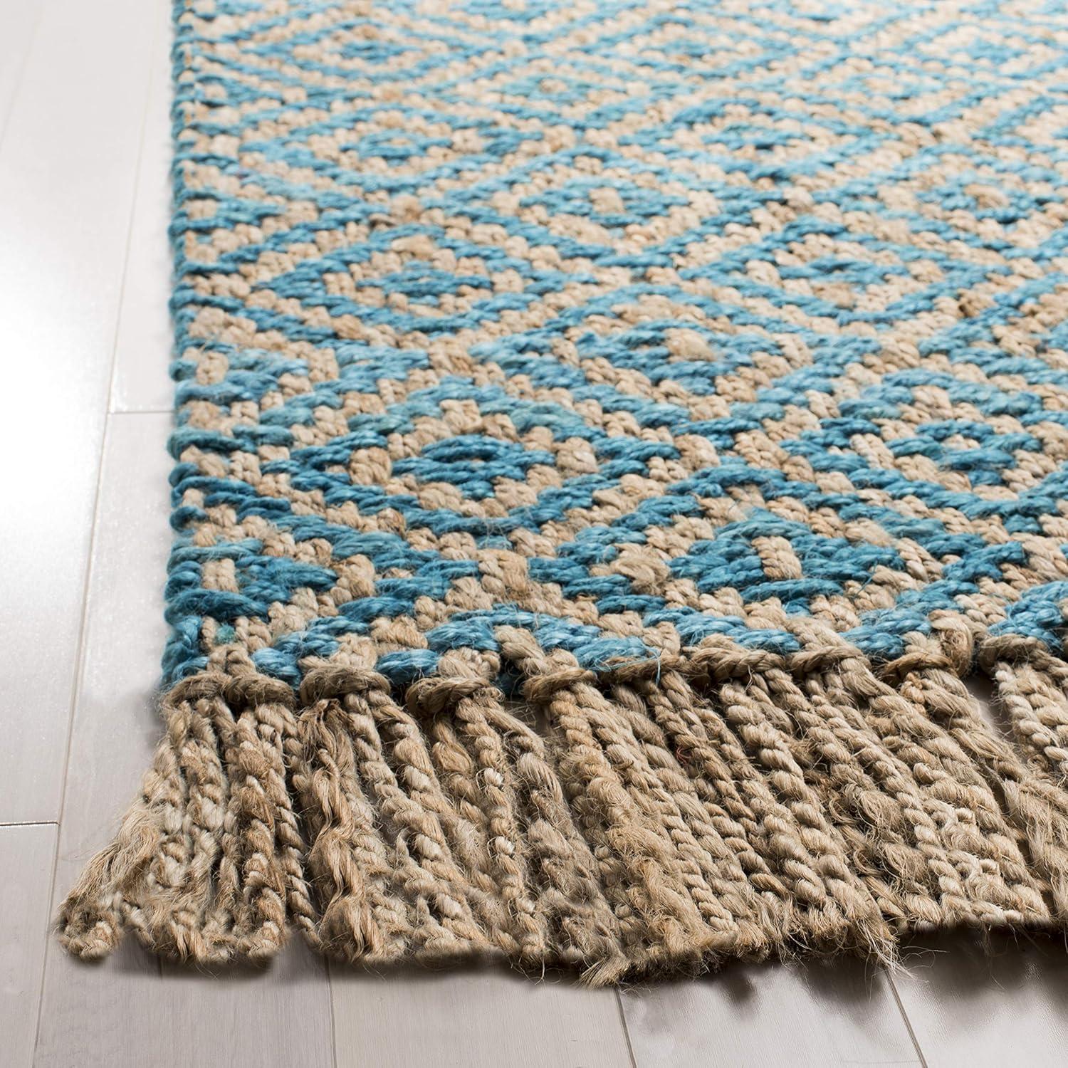 Derouen Natural Fiber Hand Woven Jute Southwestern Rug