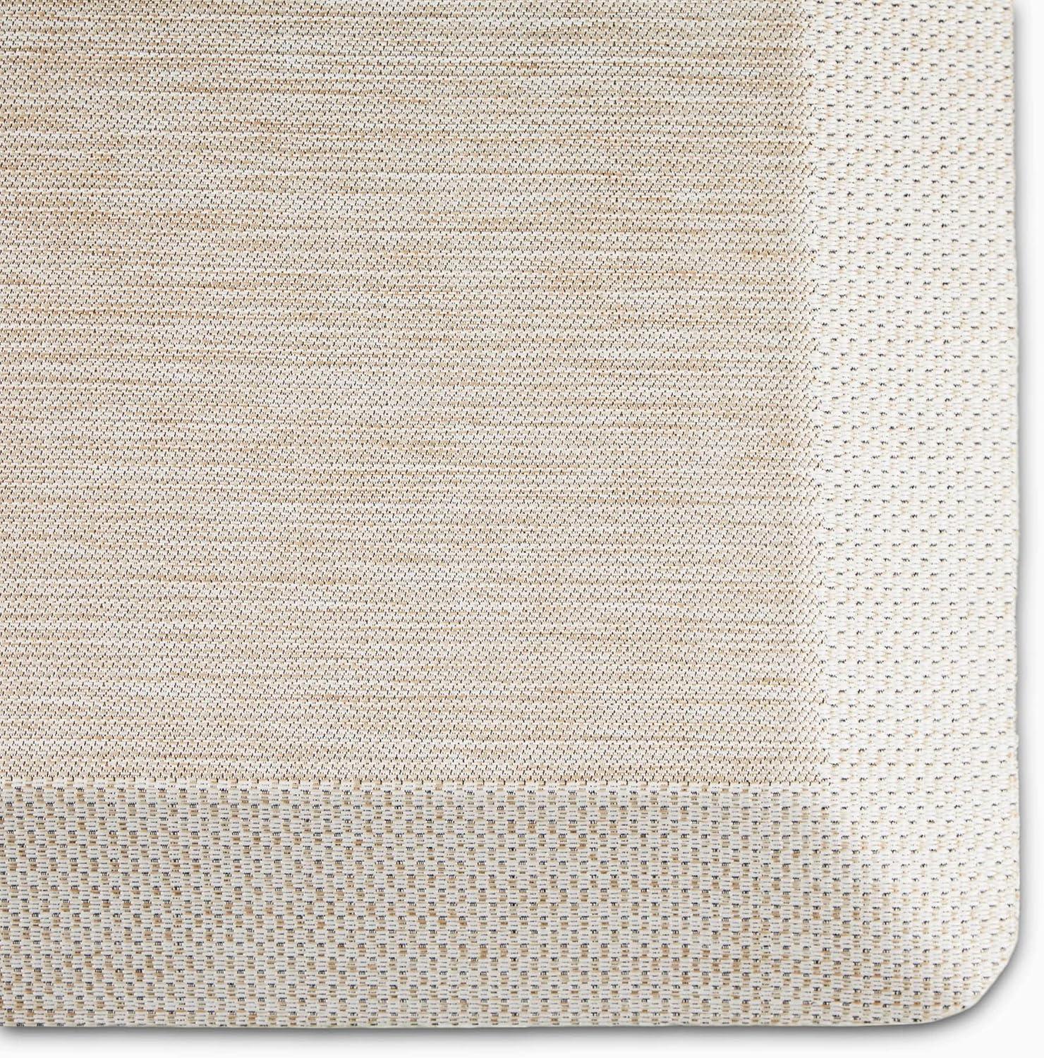 Martha Stewart Aloha Modern Pineapple Anti-Fatigue Air-Infused Kitchen Mat, Beige, 19.6"x32"