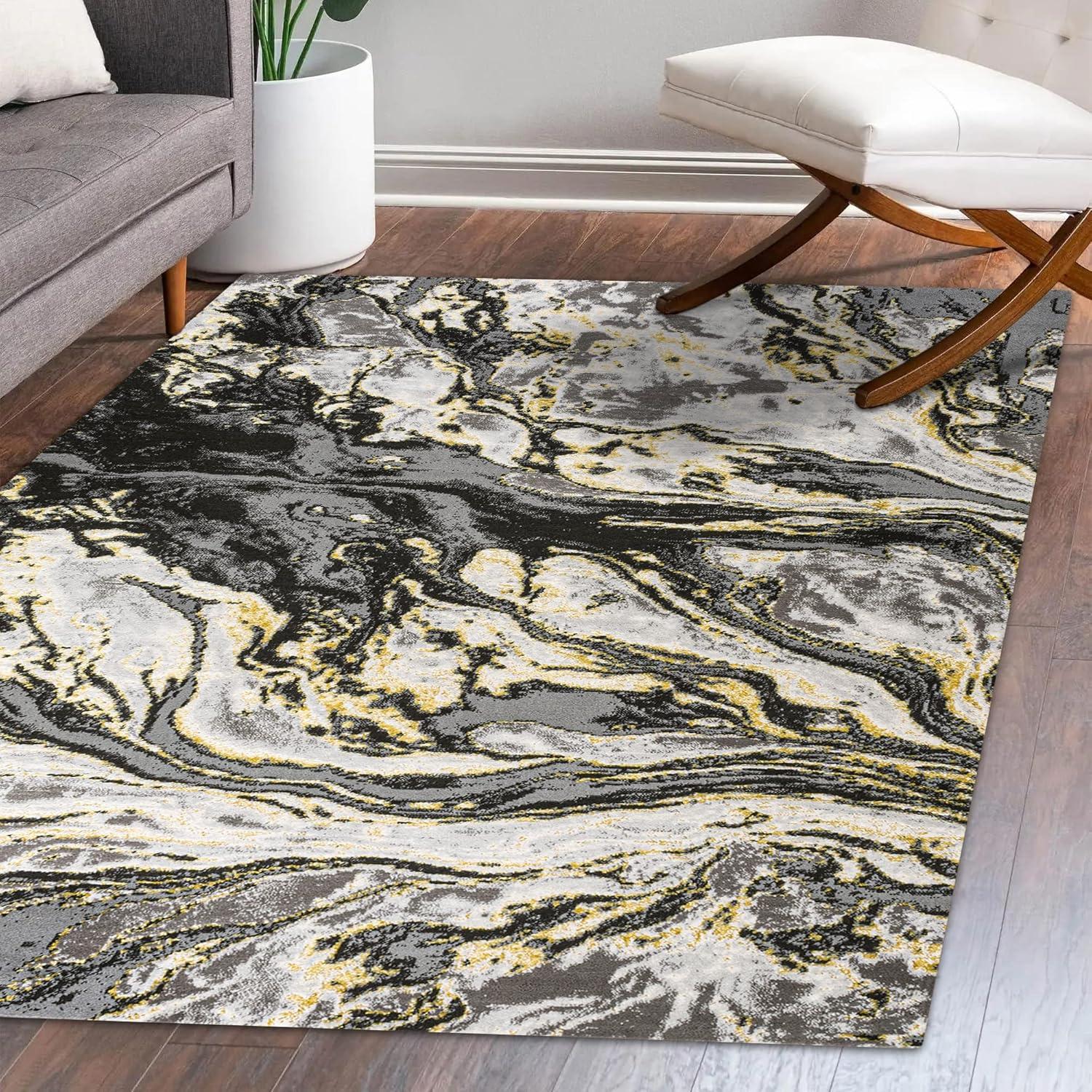 JONATHAN Y Swirl Marbled Abstract Casual Indoor Area Rug