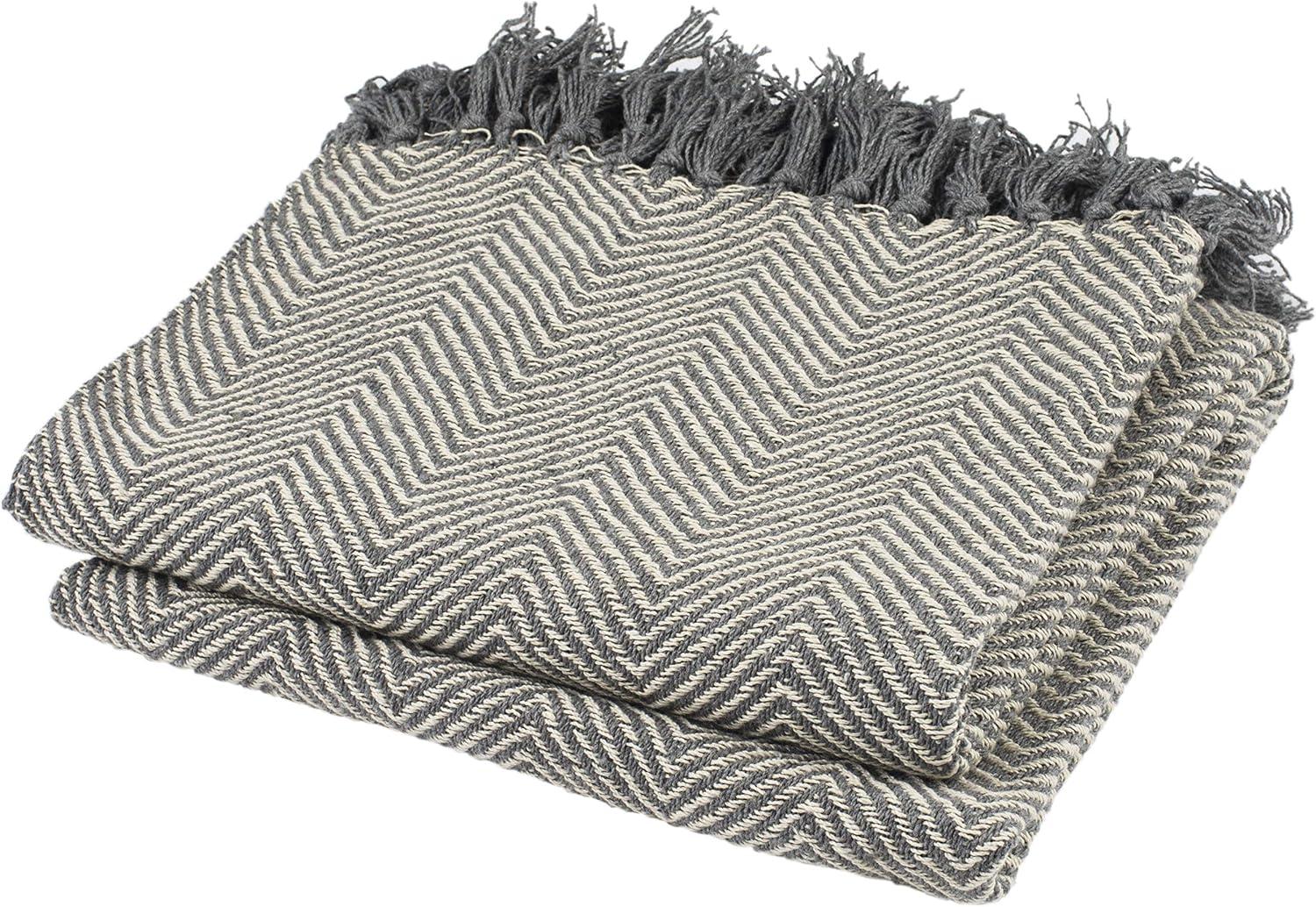 Amada Throw Blanket - Grey - 50" x 70" - Safavieh .