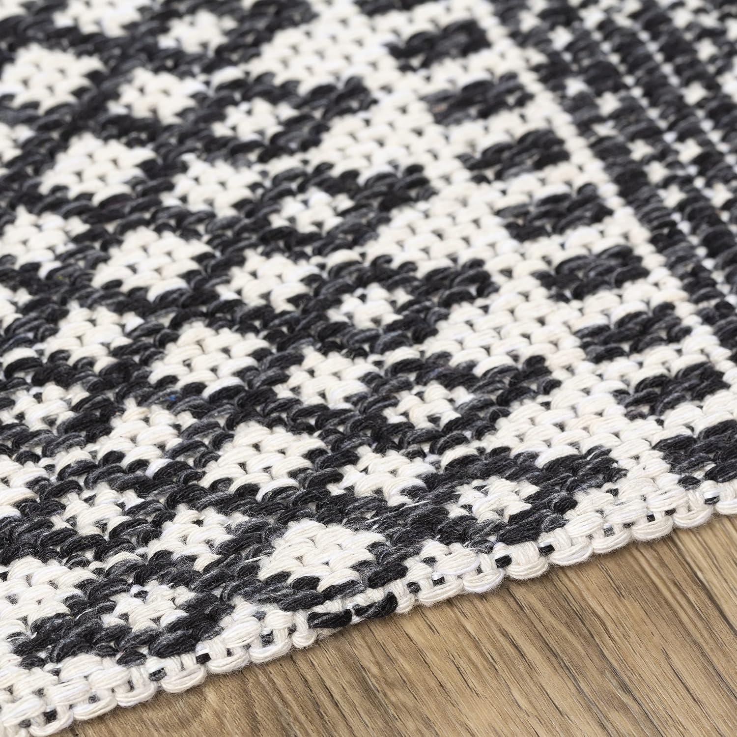 Mark & Day Stone 7'10"x10'2" Rectangle Woven Indoor Area Rugs Black